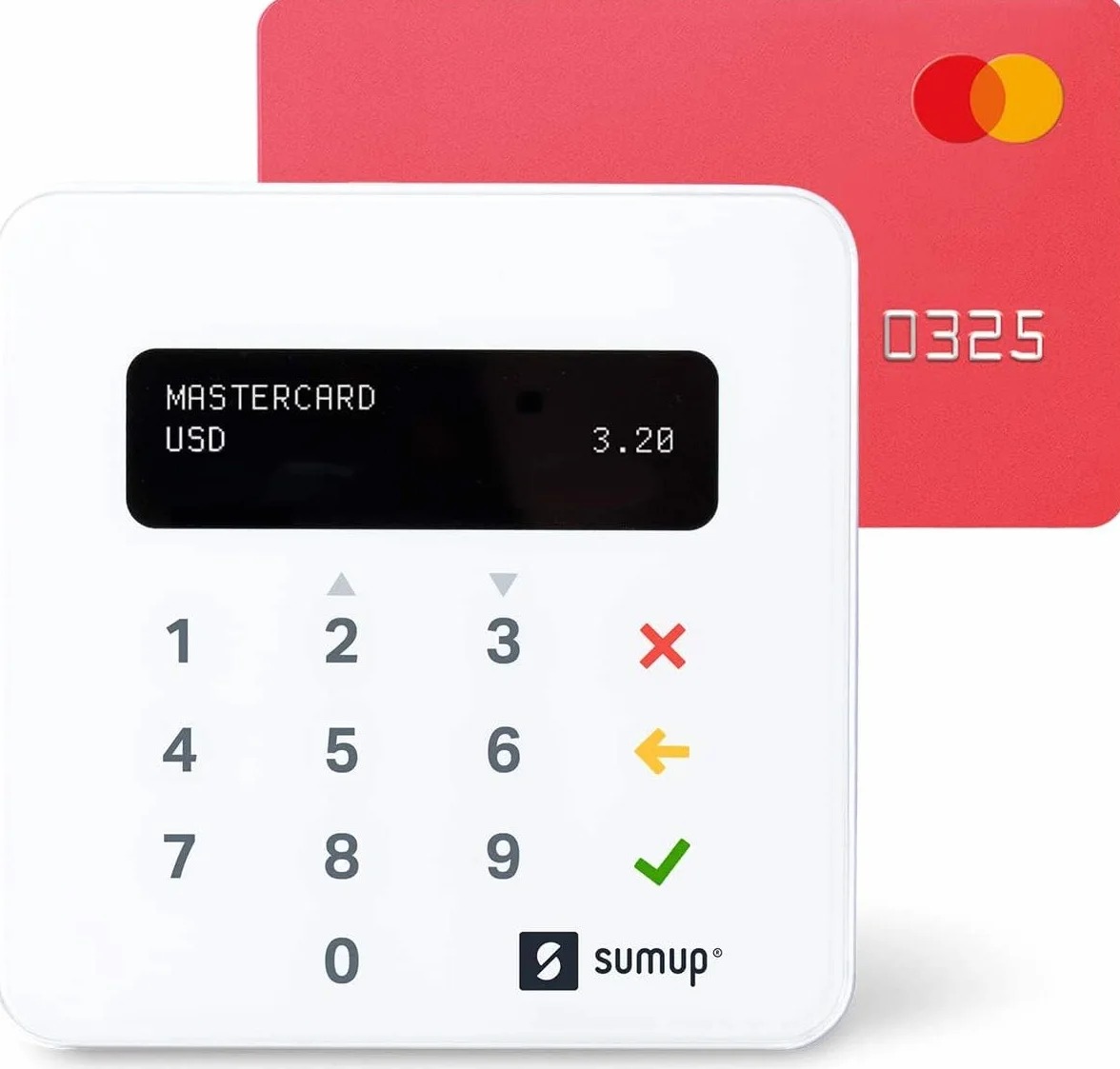 Lettore di carte SamUp Air Dispositivo POS portatile contactless per pagamenti con carta di debito, credito, Apple Pay, Google Pay