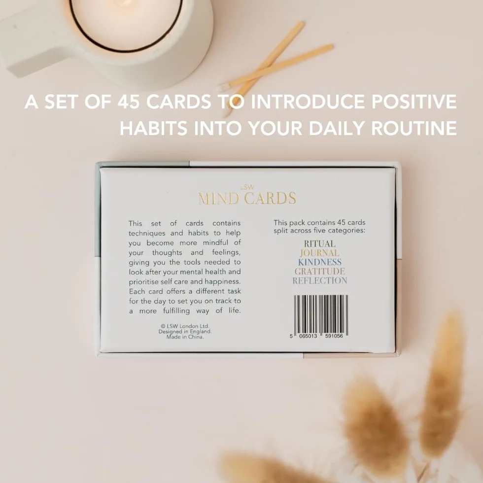 Carte mentali 45 carte per rituali quotidiani gratitudine e diario per uomini e donne semplici passaggi per abitudini positive cura di sé per vite e carriere impegnate