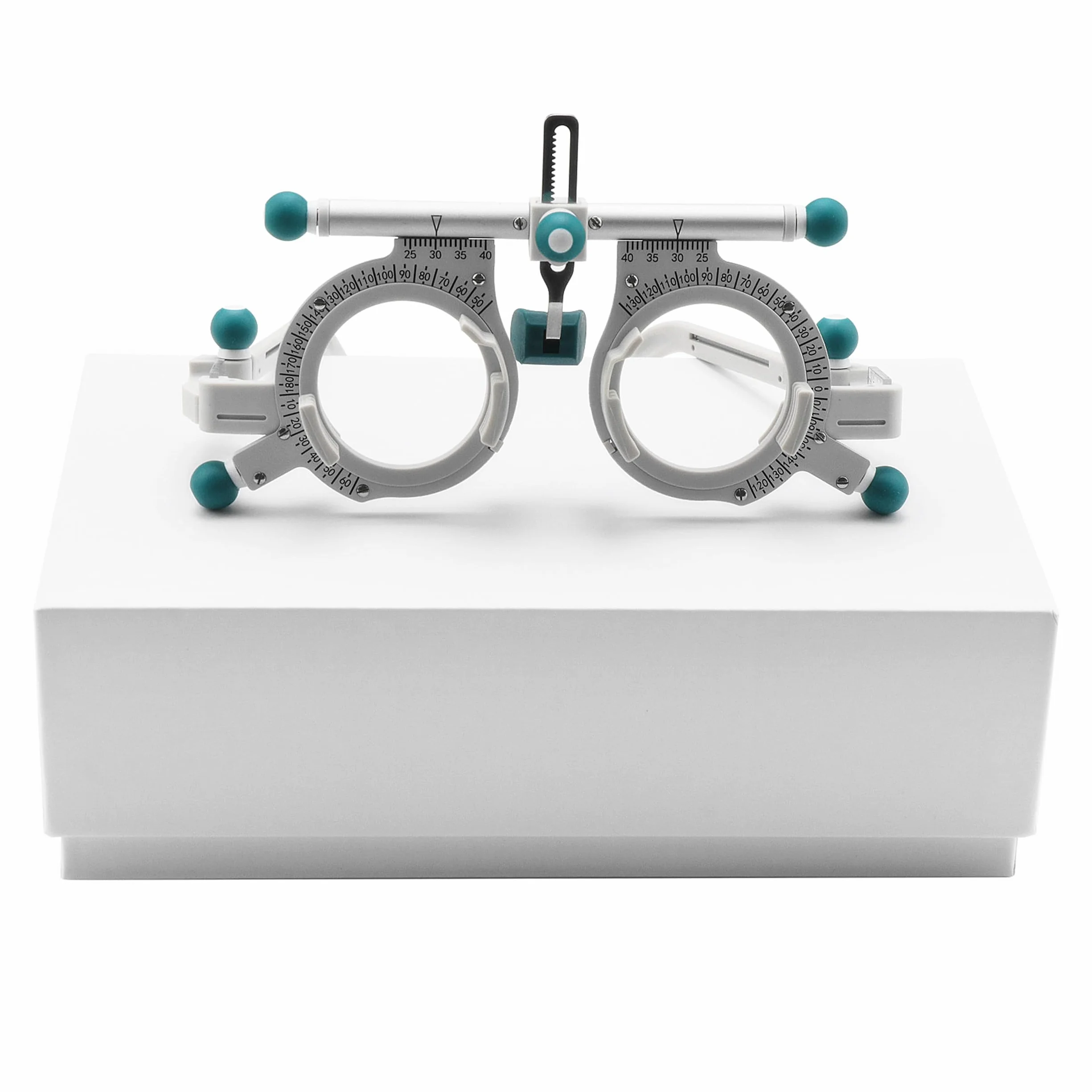 BestParts Titanio Professionale Ottico Regolabile Optometria Occhio Test Lenti di Prova Telaio, Ultra Light Optometria Ottico Trial Lens