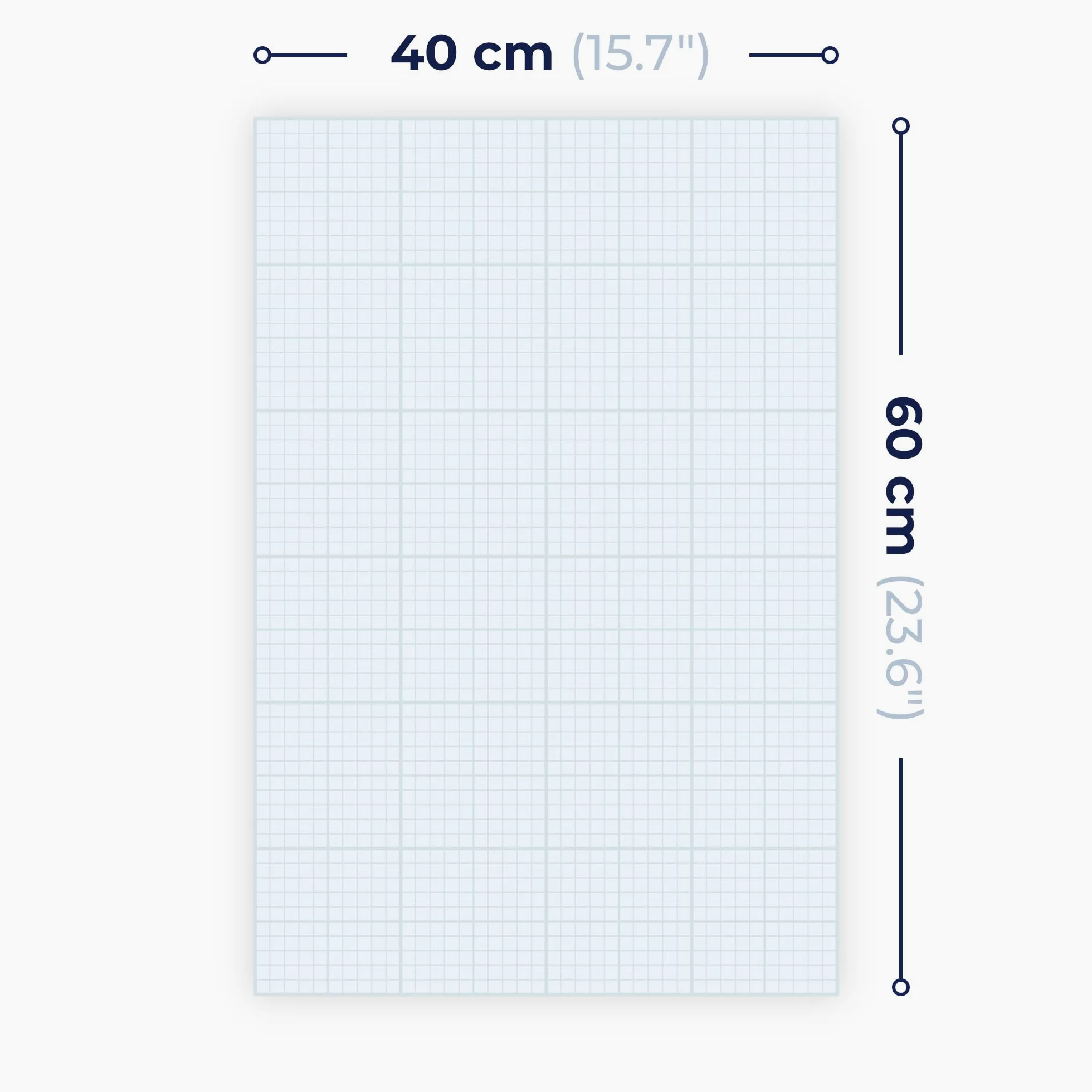 DEQORI Lavagna magnetica con stampa UV, motivo "Planner in stile lavagna" | Design rettangolare 40 x 60 cm | Lavagna in metallo a gesso scrivibile – Decorazione da parete per cucina, corridoio