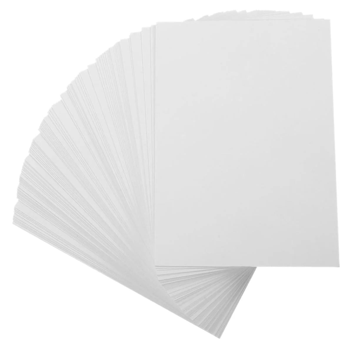100pezzi Carta Fotografica Lucida Carta da Stampa Lucida Fogli per Stampante per Ufficio Fogli Fotografici per Stampante