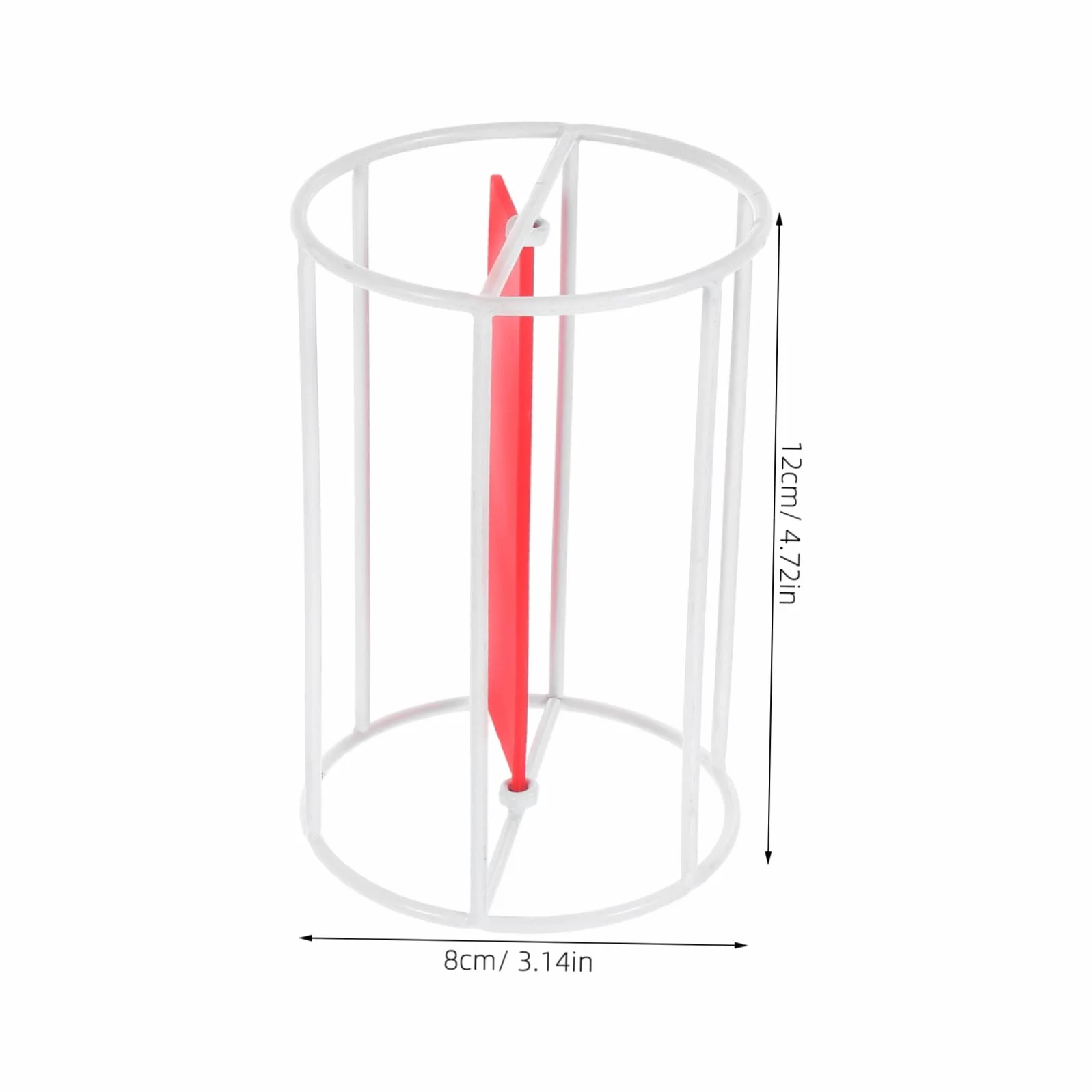 Set Dimostrativo di Solidi Geometrici in Ferro Rotante Cilindro e Cono per Scuola Elementare