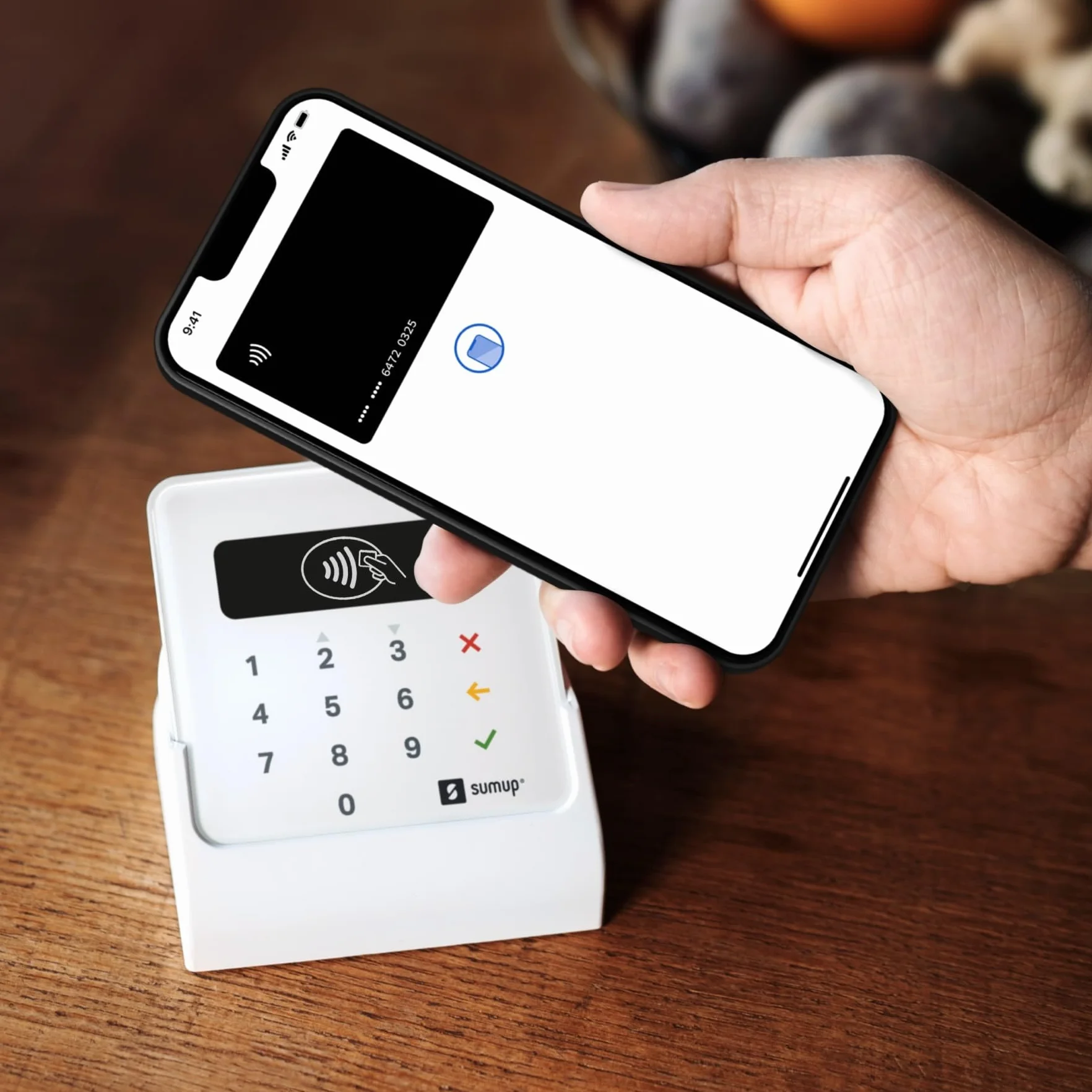 Sum Up Air - Lettore Carte Visa, V PAY, Mastercard, Maestro o American Express. Contactless (NFC)