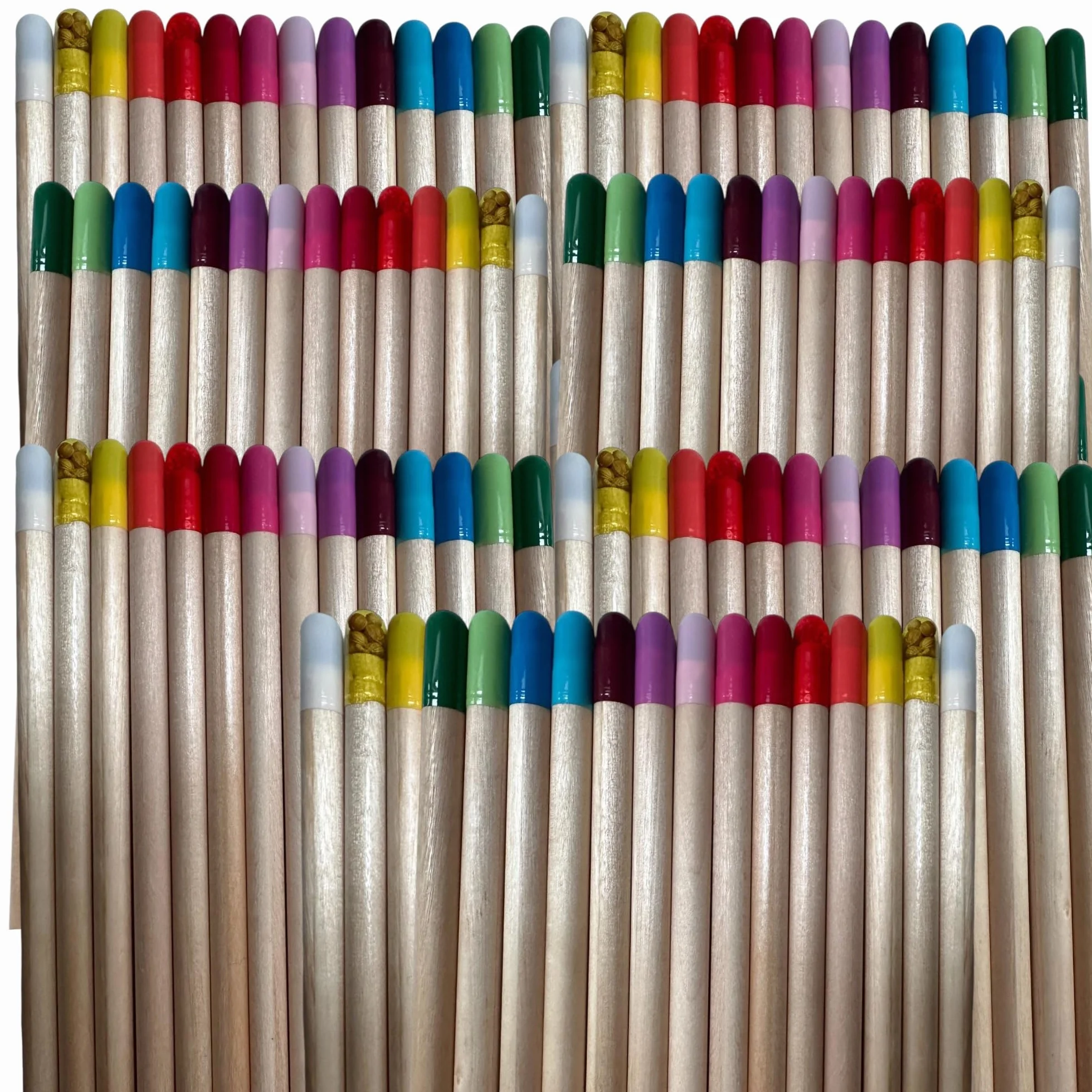 Generico PIANTALA Matite Piantabili, 100 Pezzi, Fusto in Legno di Cedro, Mina in Grafite, Tema Ecologico, Semi Piantabili, Multicolore, per Scrittura