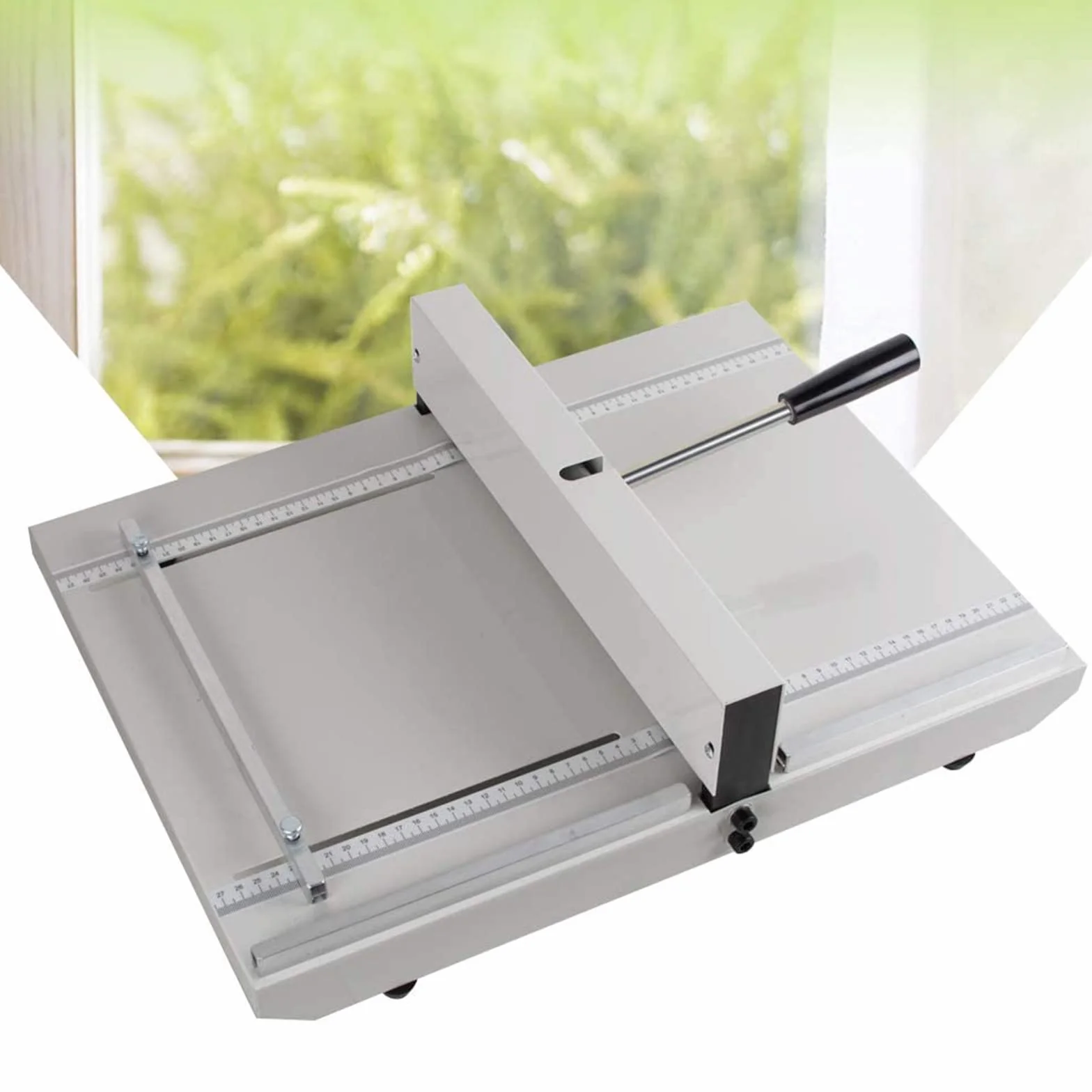 Macchina per cordonatura, piegatrice Manuale da 18 Pollici e 460 mm, Macchina per cordonatura con copertine Lucide, piegatrice per impieghi gravosi con 2 Blocchi magnetici per Carta A4