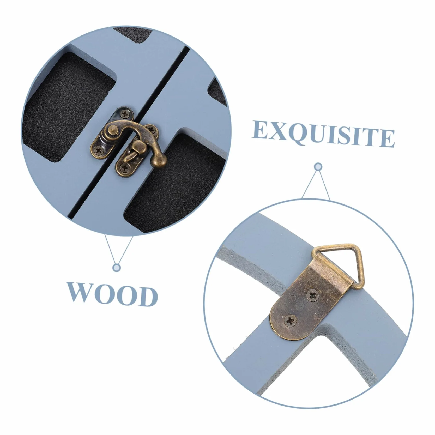 Lavagna a Finestra Retrò Decorativa in Legno da Appendere | Messaggio da Lasciare, per Matrimoni e Negozi, Design Finestra Unico, Stile Decorativo