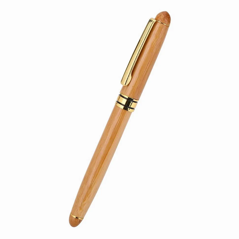Yctze Penna Calligrafia con Pennino Largo, Penna Stilografica per | Manico in bambù, caricamento inchiostro a pistone facile, stili gotico, corsivo