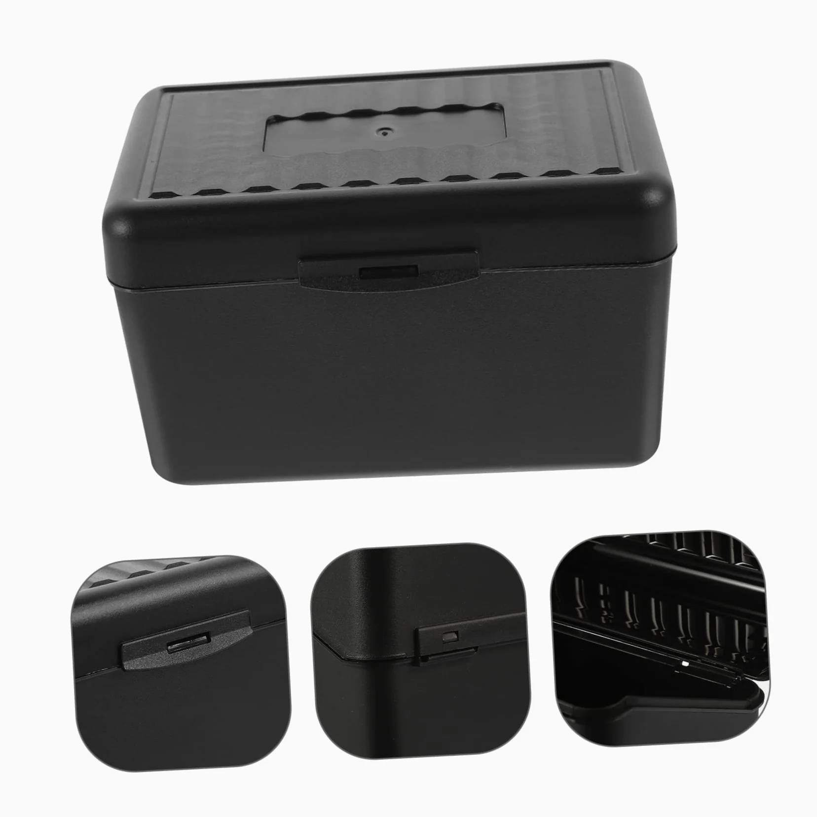 NUOBESTY 5 Pz scatola di carte titolare della carta organizzatore di biglietti da visita da scrivania raccoglitore carte organizzatore di carte supporto per biglietti da visita Black