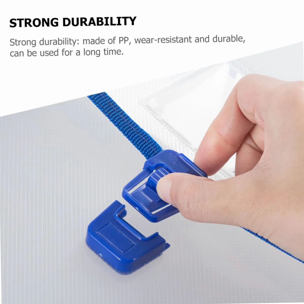 Cartelle Portadocumenti A4 Design Verticale Elegante in Pp Resistente Set 5 Pezzi Grande Capacità Manico Pratico per Ufficio, Scuola e Uso Business