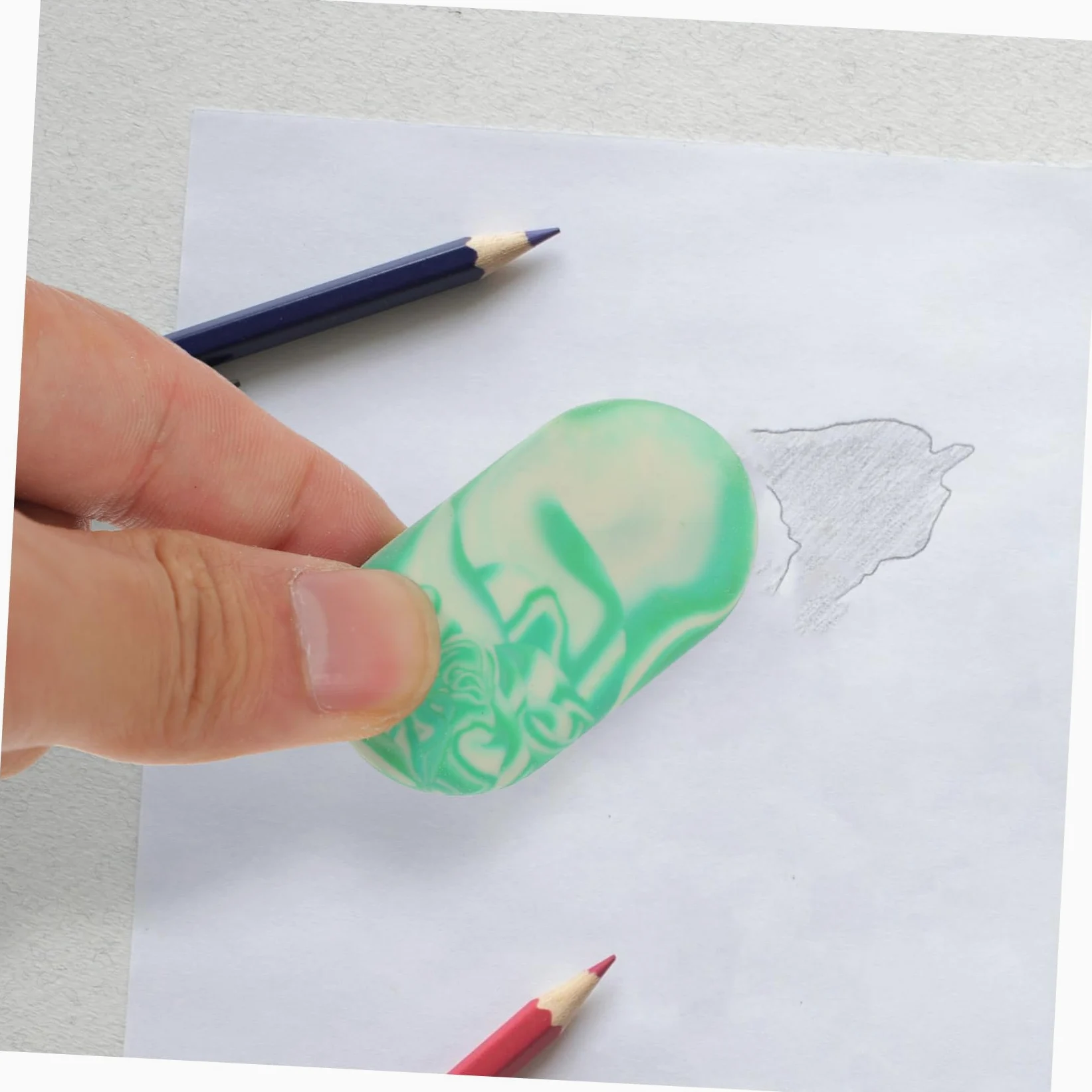 Angoily 3 Set Cancellare Portatili E Creativi Per Ufficio E Scuola Accessori Cancelleria Divertenti E Decorativi 12 Pezzi*3