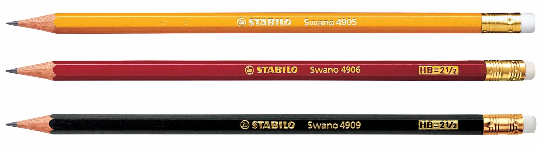 STABILO Swano Matita Grafite HB 12 Confezione Nera