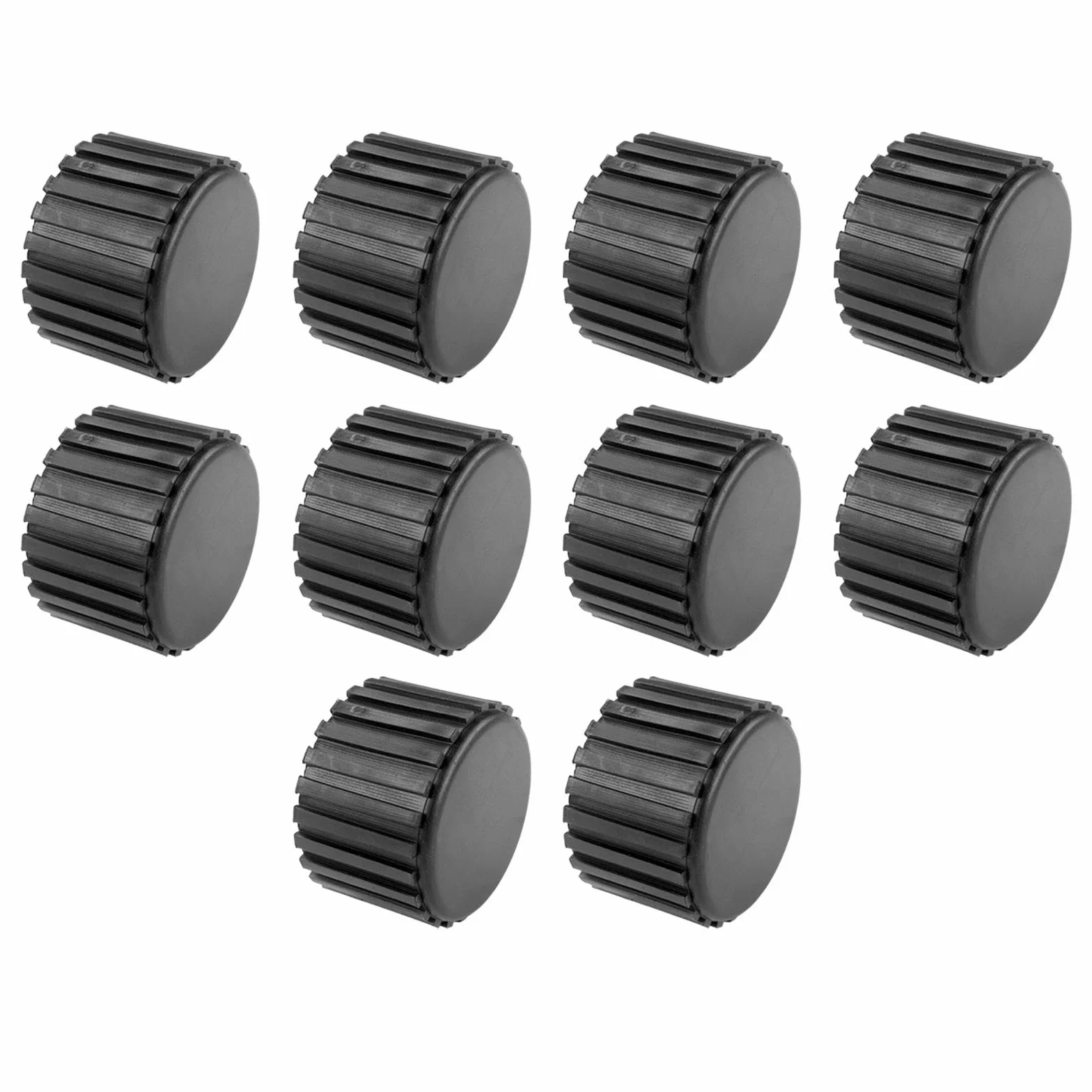 Tappo Terminale per Attrezzatura Fitness Nero Robusto per Tubo Riparazione Stepper Panca Pesi Macchina Ellittica