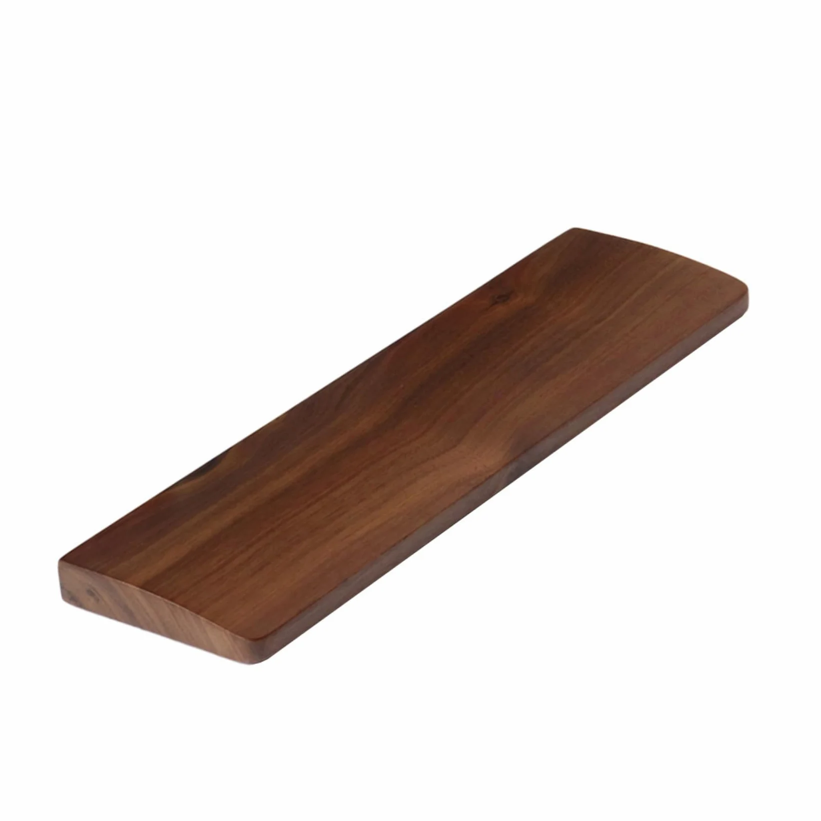 Poggia Polsi per Tastiera in Noce 440mm Marrone Caffè | Supporto per Polso, Venatura Naturale del Legno, Finitura Artigianale, Sostituzione per Pezzo Usurato
