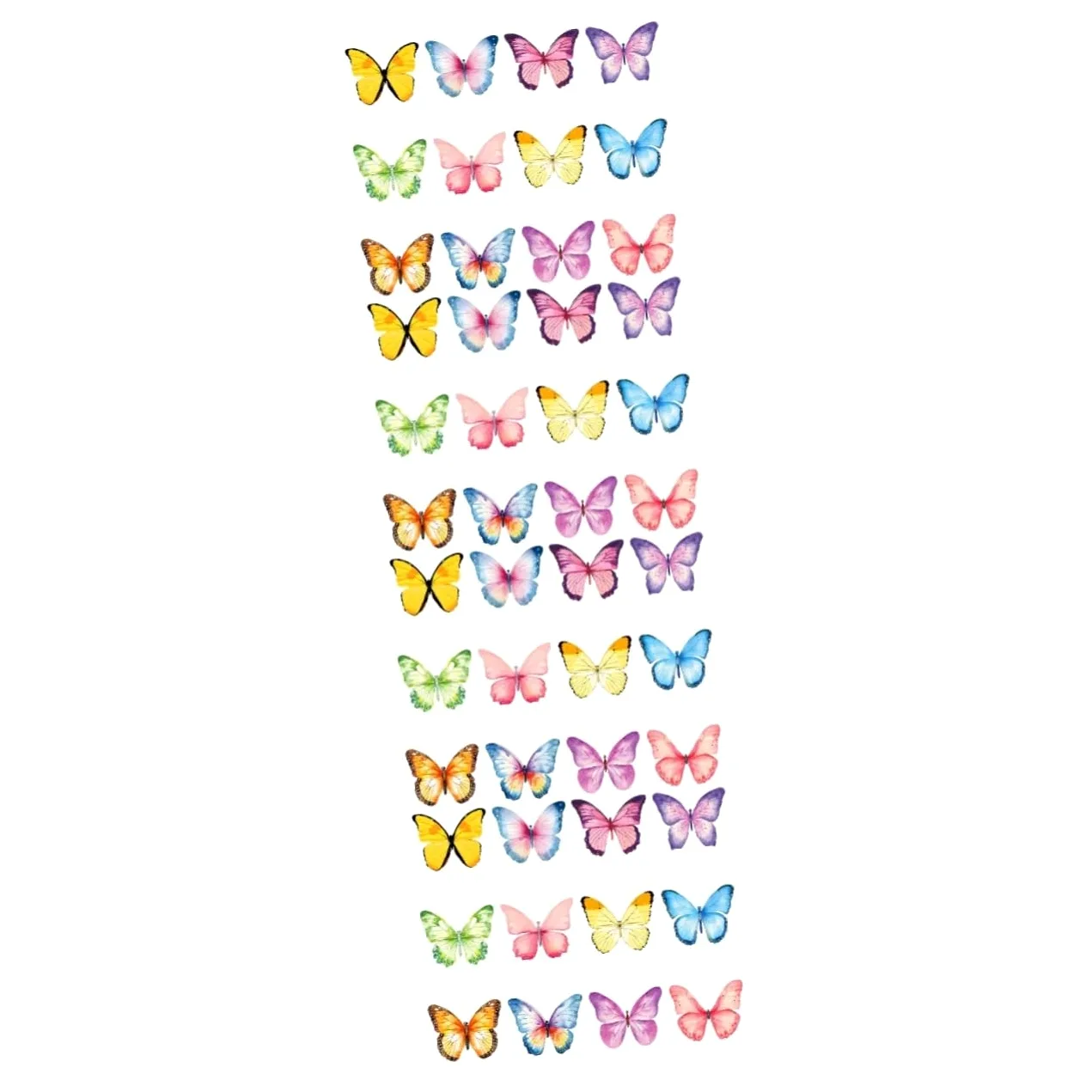 jojofuny 4 Set Adesivi Manuali Foderato Extra Large Riutilizzabile Colore Rifornimenti Scolastici Carino Colorato Numero Blocchi Note Autoadesivi Adesivo Promemoria Utile Carta 12 Pezzi * 4