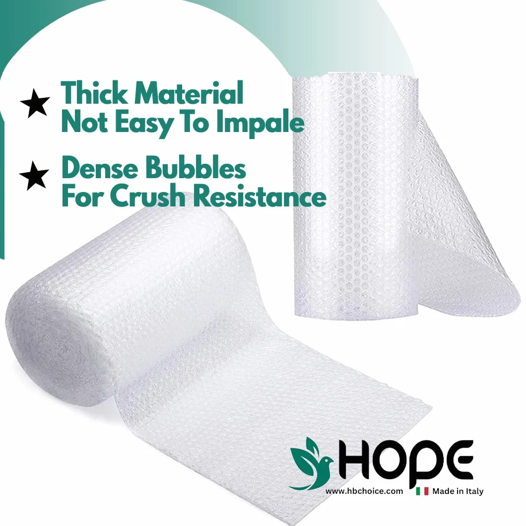 Hope Pluriball Imballaggio 40cm x 20m Carta Imballaggio per Spedizioni Trasloco 1 Rotolo