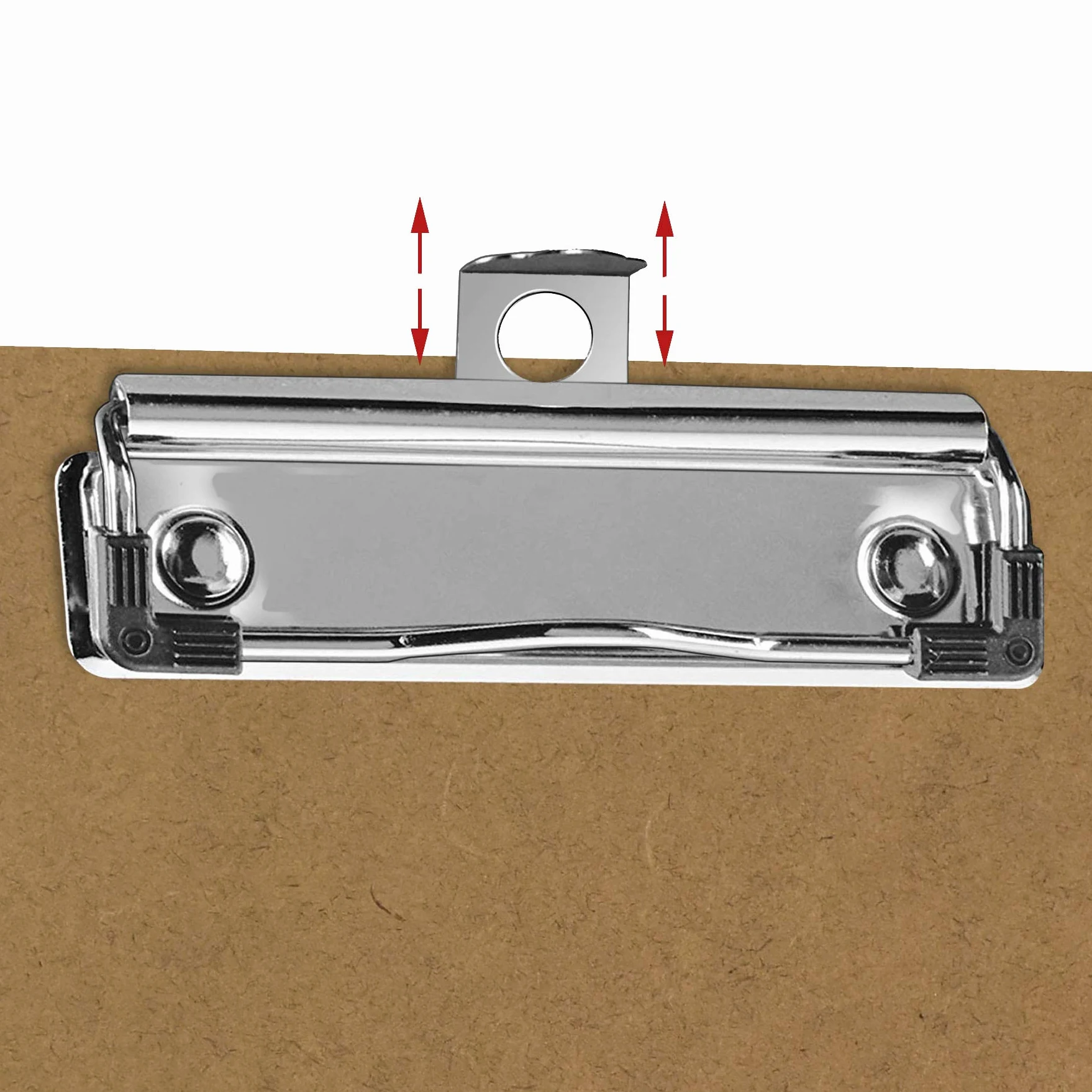 Acrimet Portablocco con Clip a Basso Profilo Formato Lettera A4 (33 x 23 cm) (Cartone Rigido) (Confezione da 12 Pezzi)