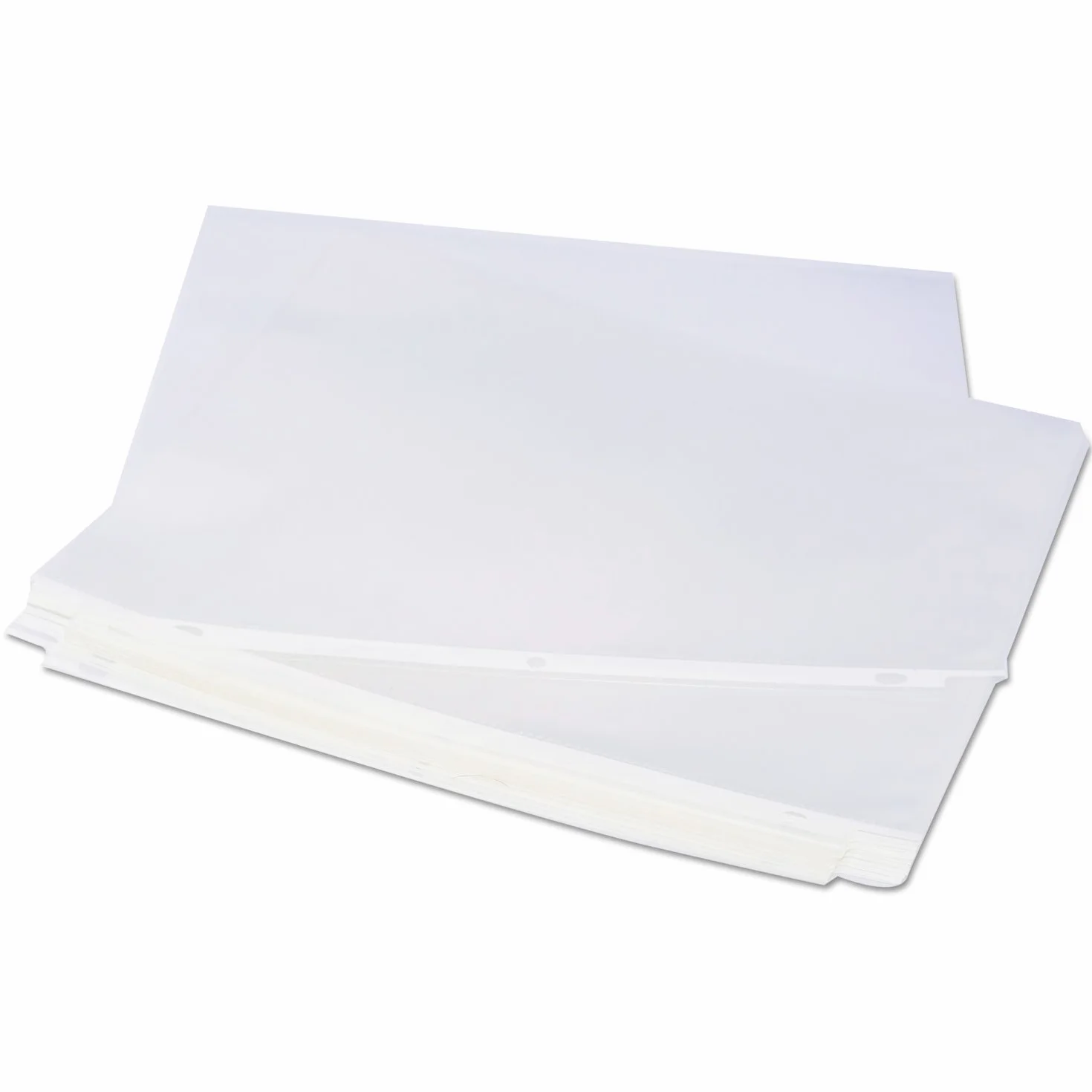 Protezioni per fogli trasparenti per raccoglitori a 3 anelli, caricamento dall'alto, 3 fori perforati, 21 x 28 cm, sicure per archiviare foto o copie stampate, contiene più fogli, confezione da 200
