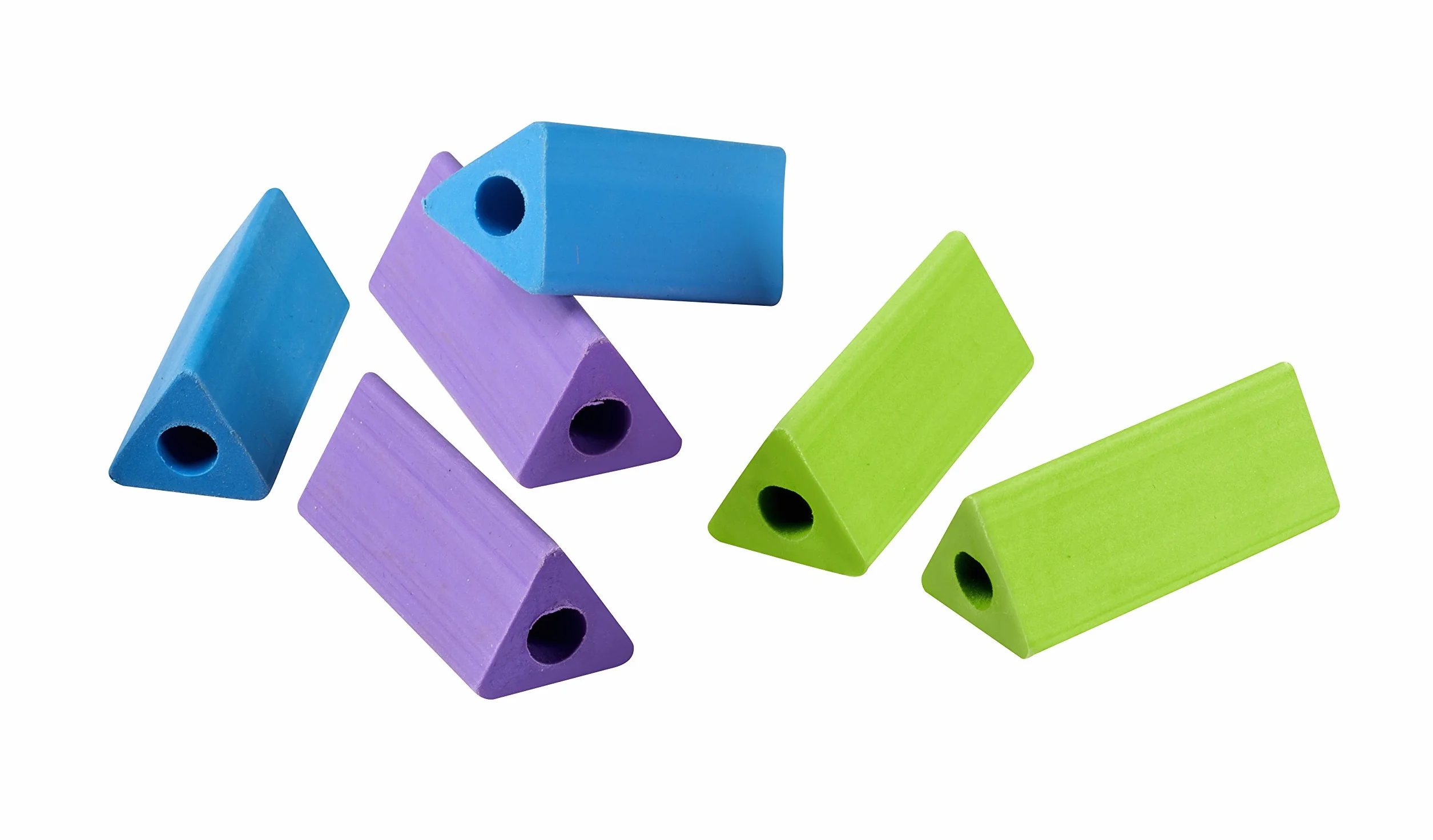 Ikona+ 79541 Impugnatura Triangolare per Matite, Set 6 Pezzi