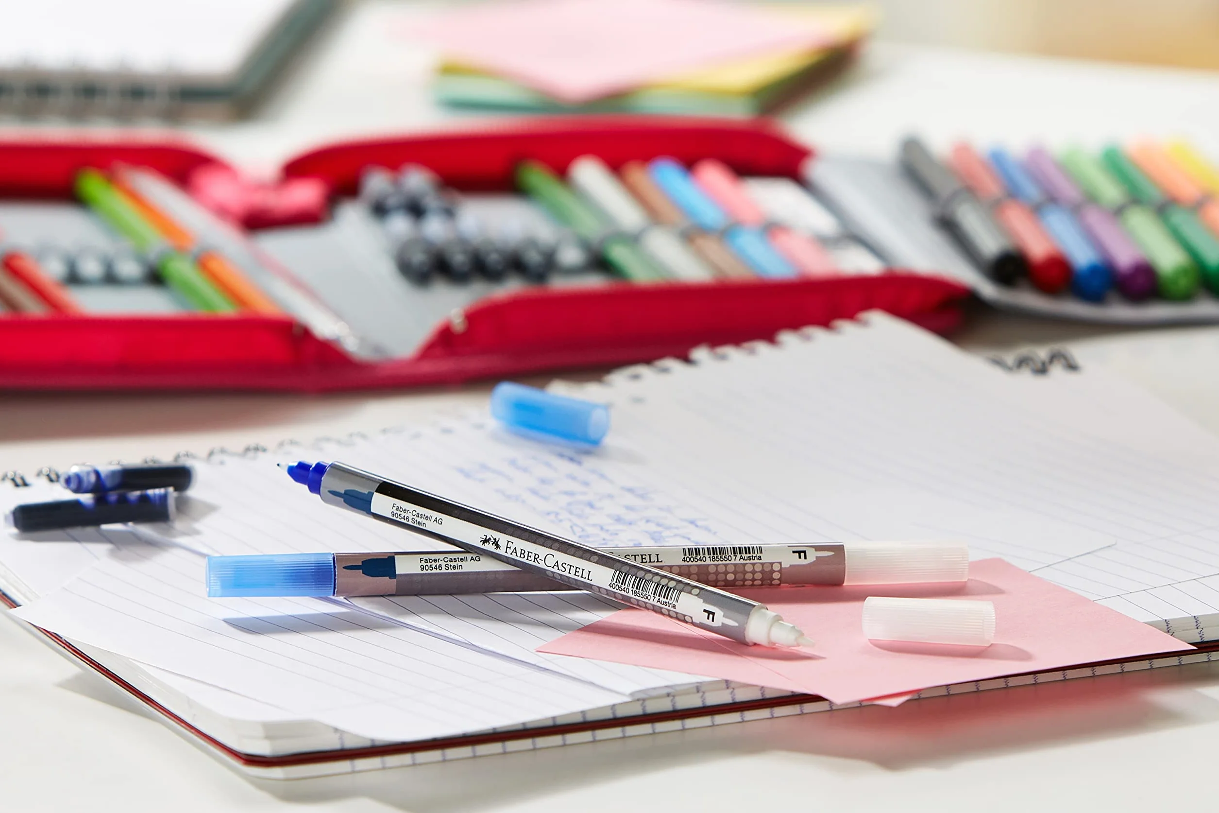 Faber-Castell Gomma per inchiostro punta correzione F 2 pezzi assortiti