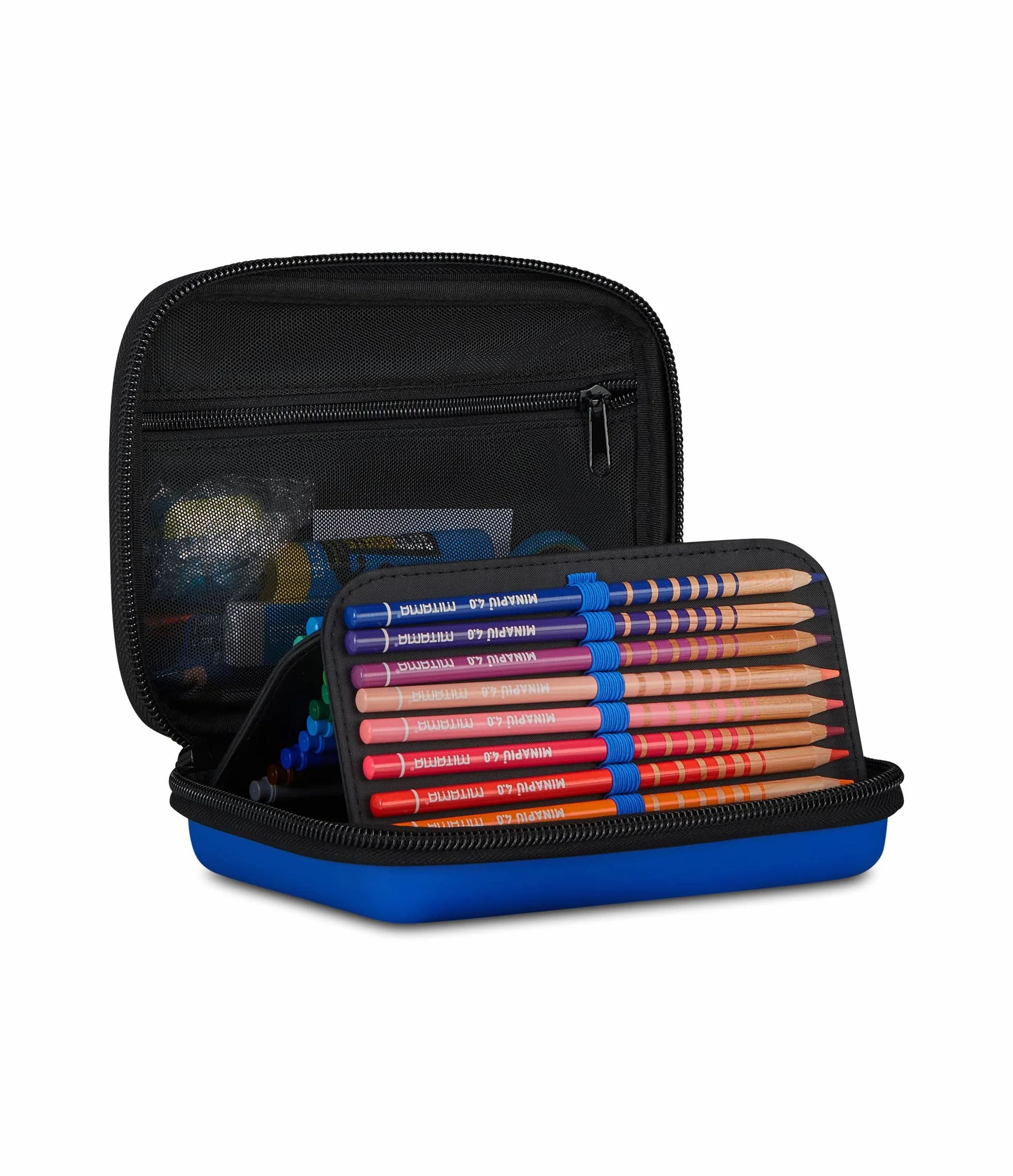 Seven Astuccio Scuola Quick Case 3D Inter, Blu, Astuccio con scocca 3D, Apertura con zip, Accessori Zaino, Scuola elementare e media, Bambini e ragazzi, Calcio, Prodotto ufficiale