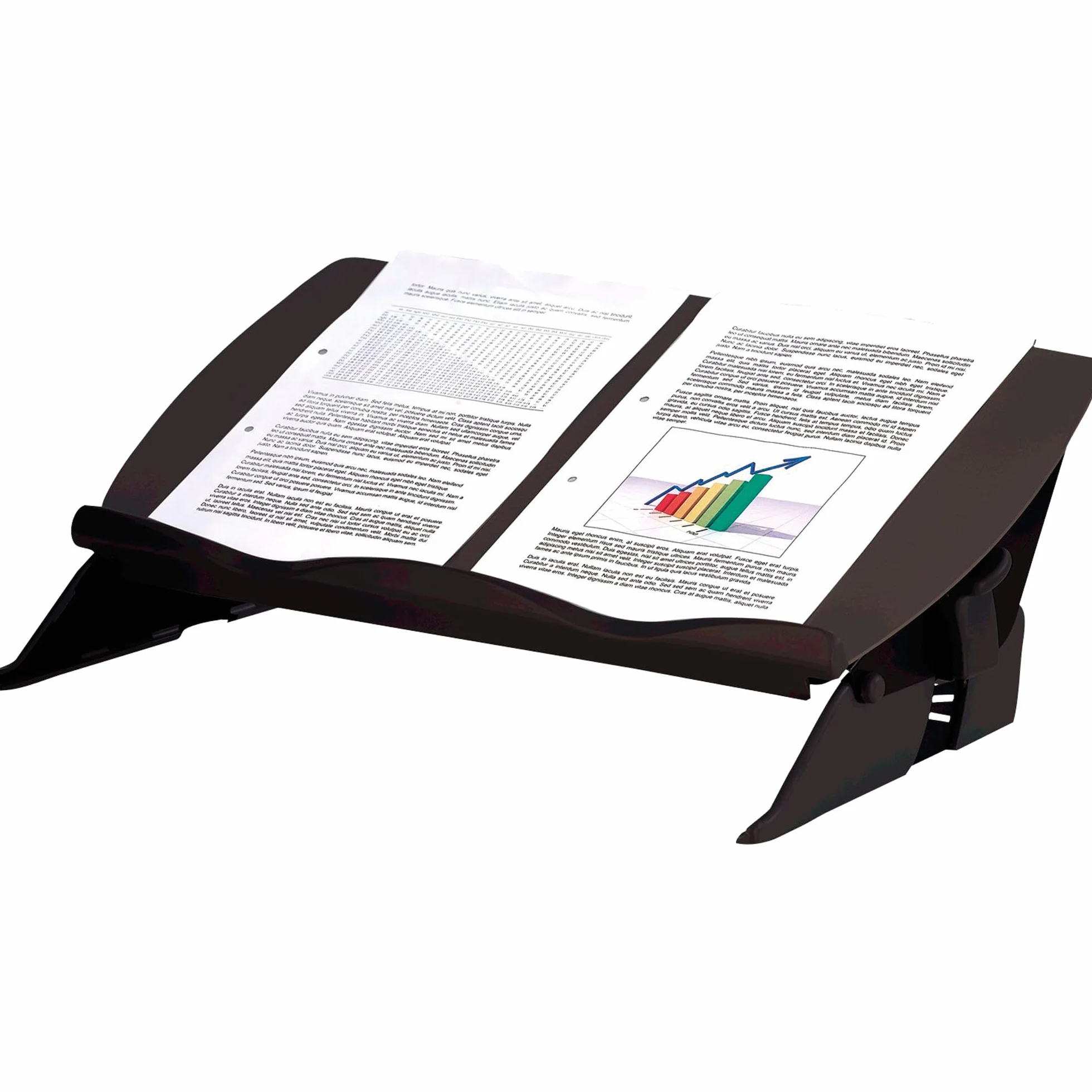 Fellowes Easy Glide Piano di Scrittura Inclinato Leggio, Nero