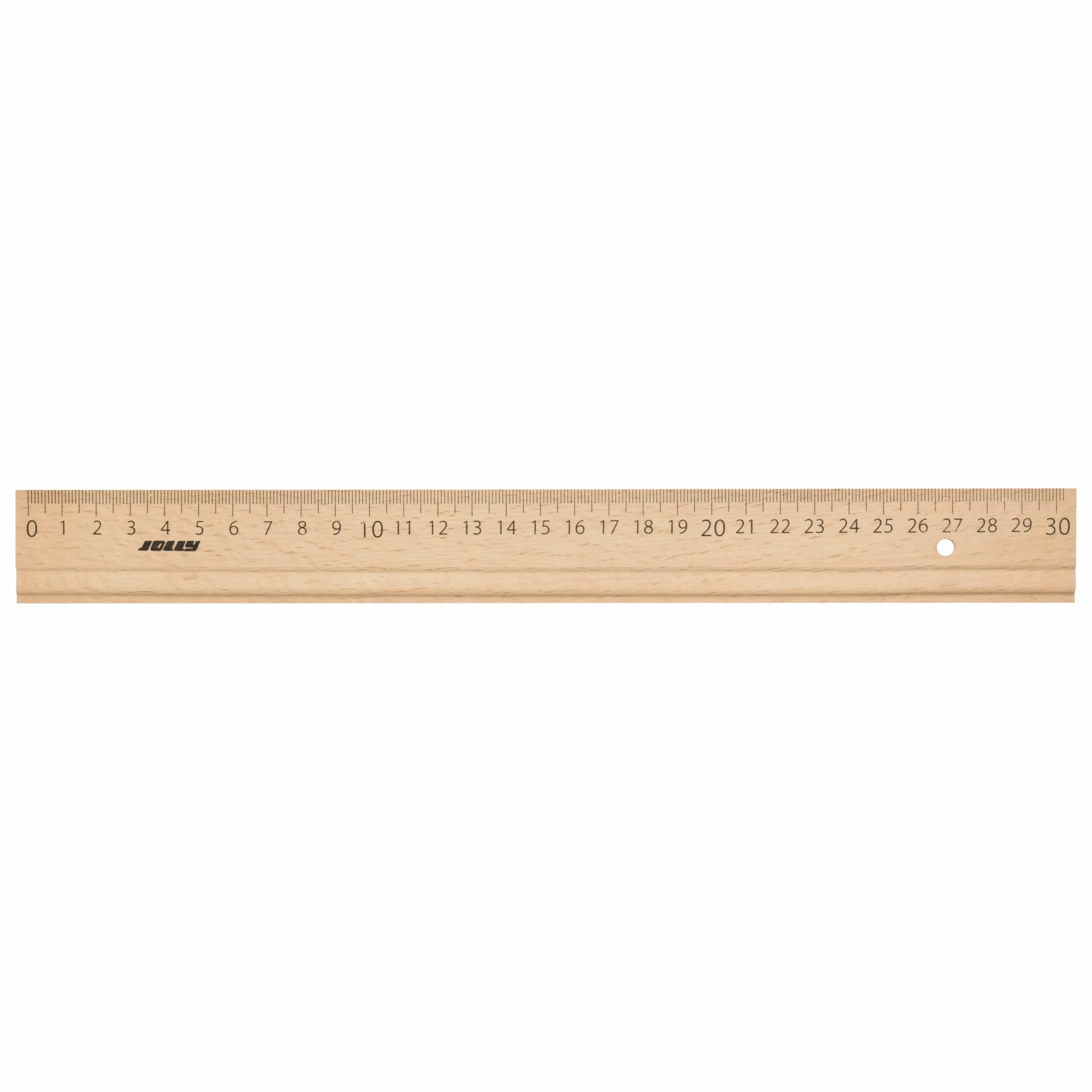 JOLLY Righello universale in legno 30 cm infrangibile per scuola