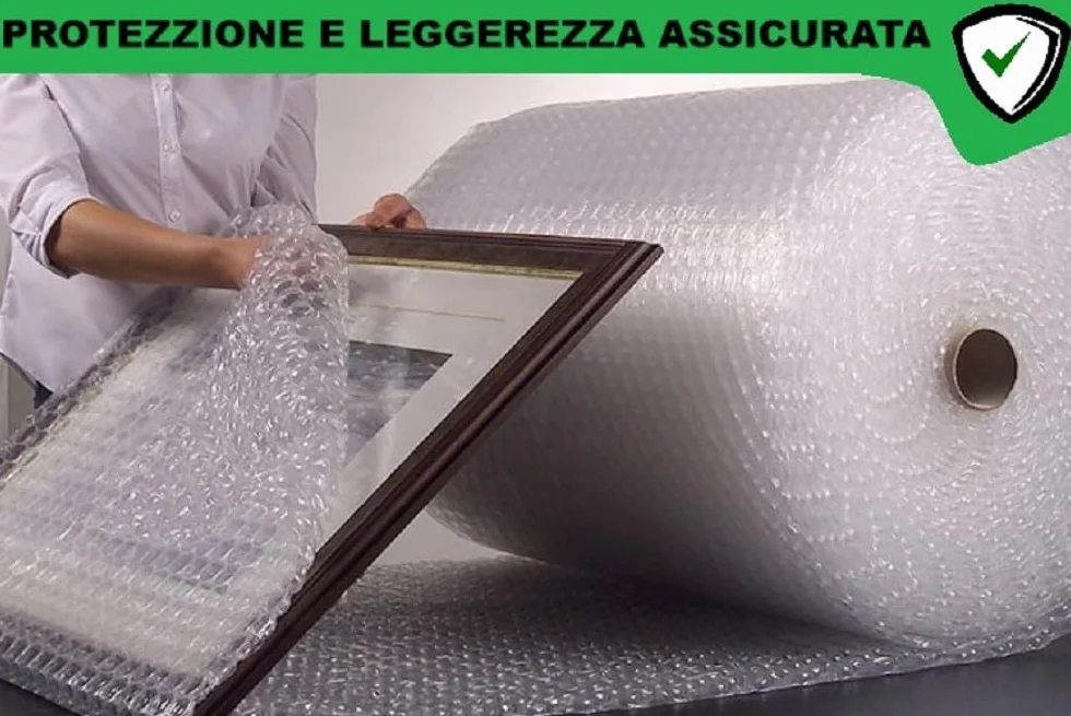 Pluriball per Imballaggio e Spedizioni Made in Italy Bolle Aria Protezione 100 cm x 100 mt