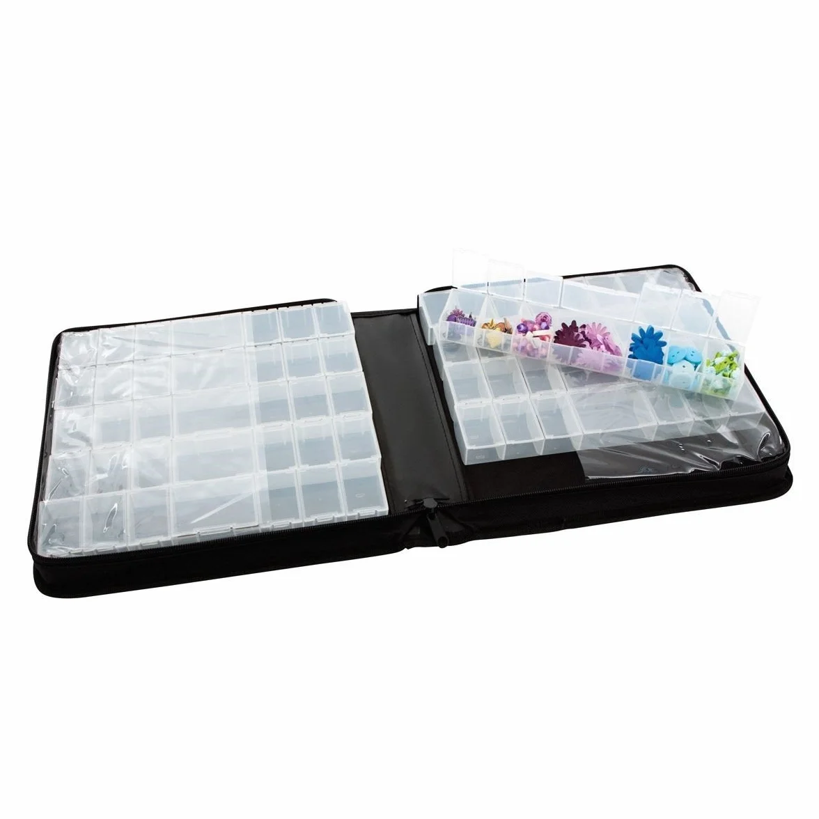 Papermania Itty Bitty Organiser a 70 Mini scompartimenti Nero