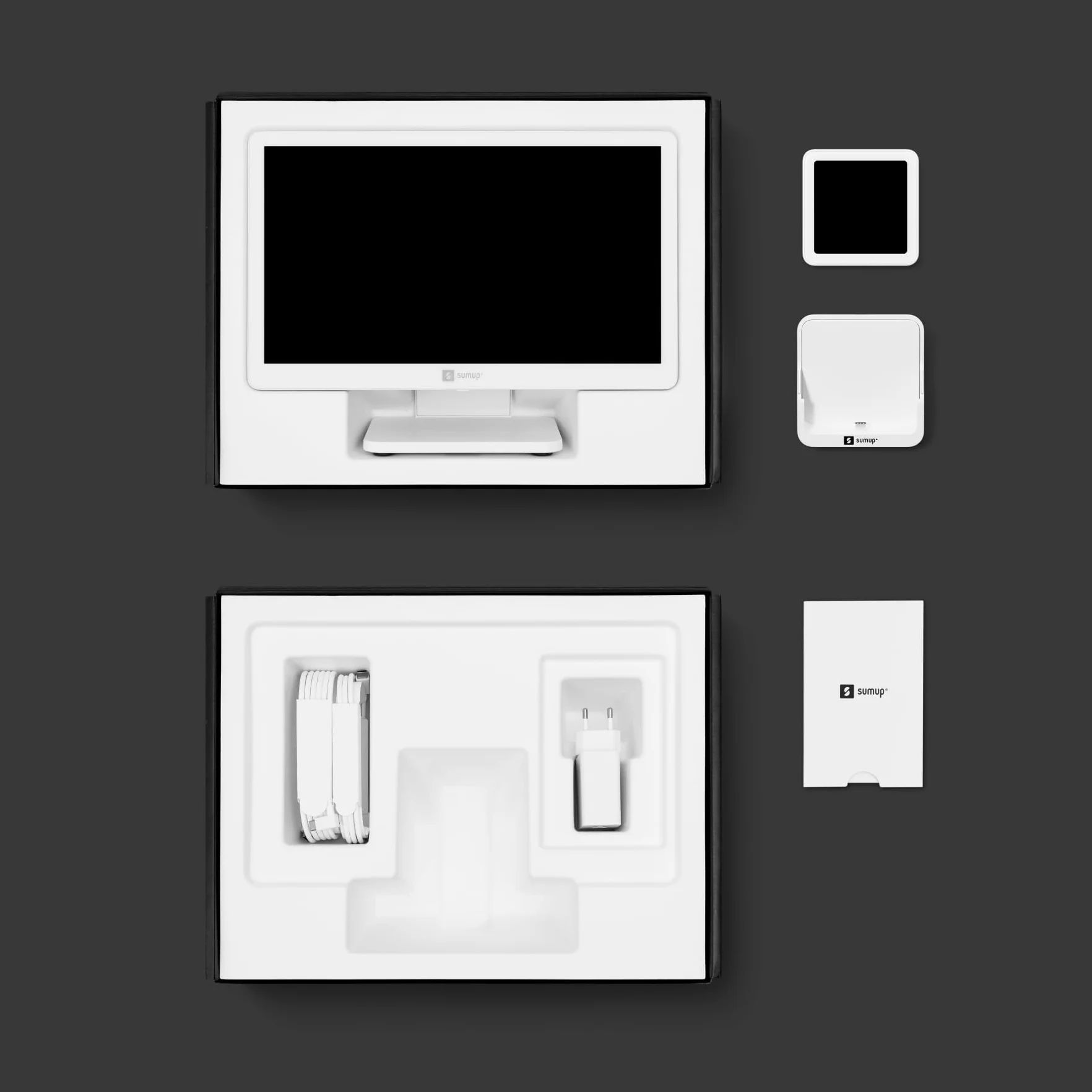 SumUp Sistema di Cassa Lite con Lettore Carte Solo Bluetooth, Bundle Completo per Pagamenti Digitali