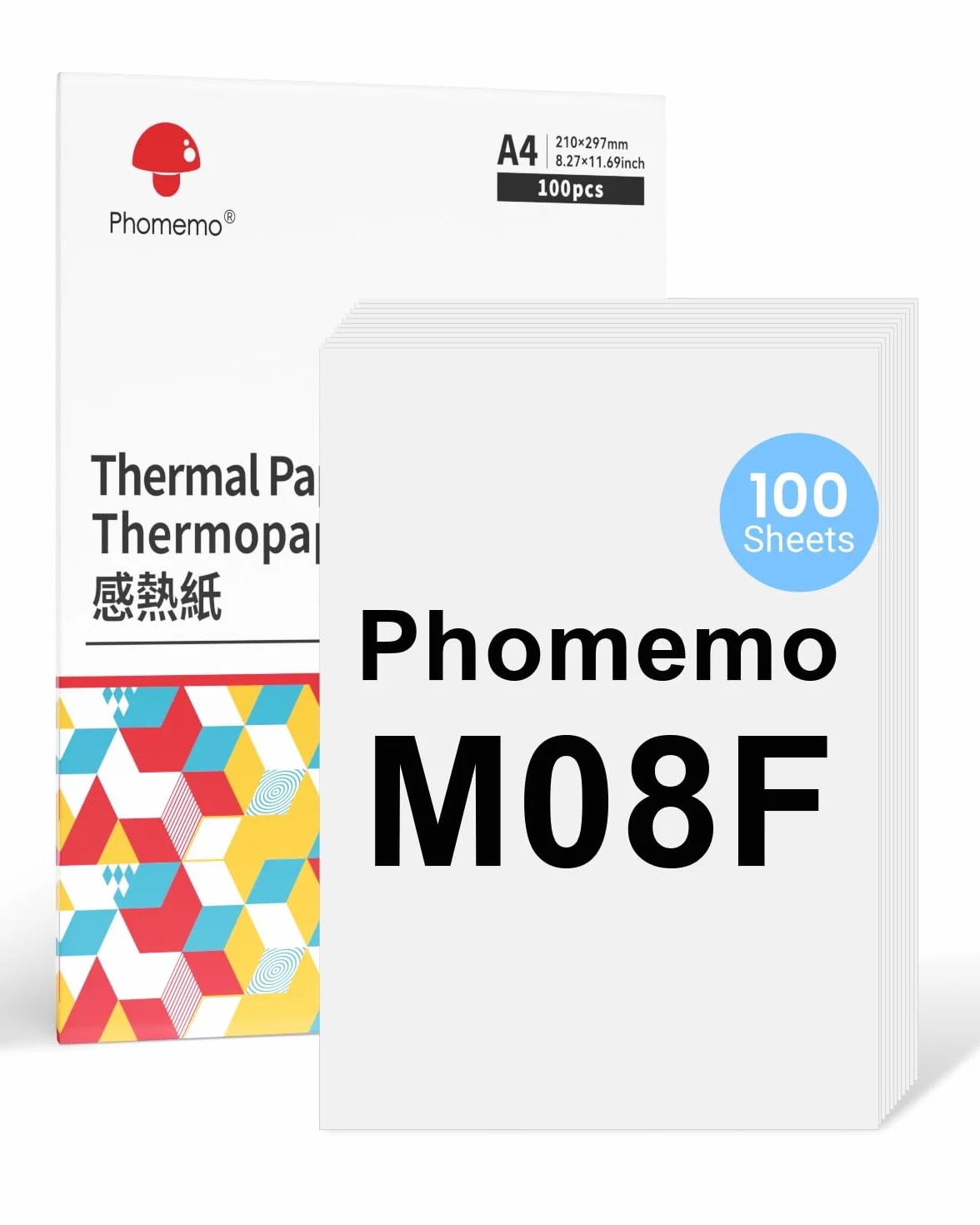 Phomemo M08F Papier Termiczny A4 210x297mm 100 arkuszy