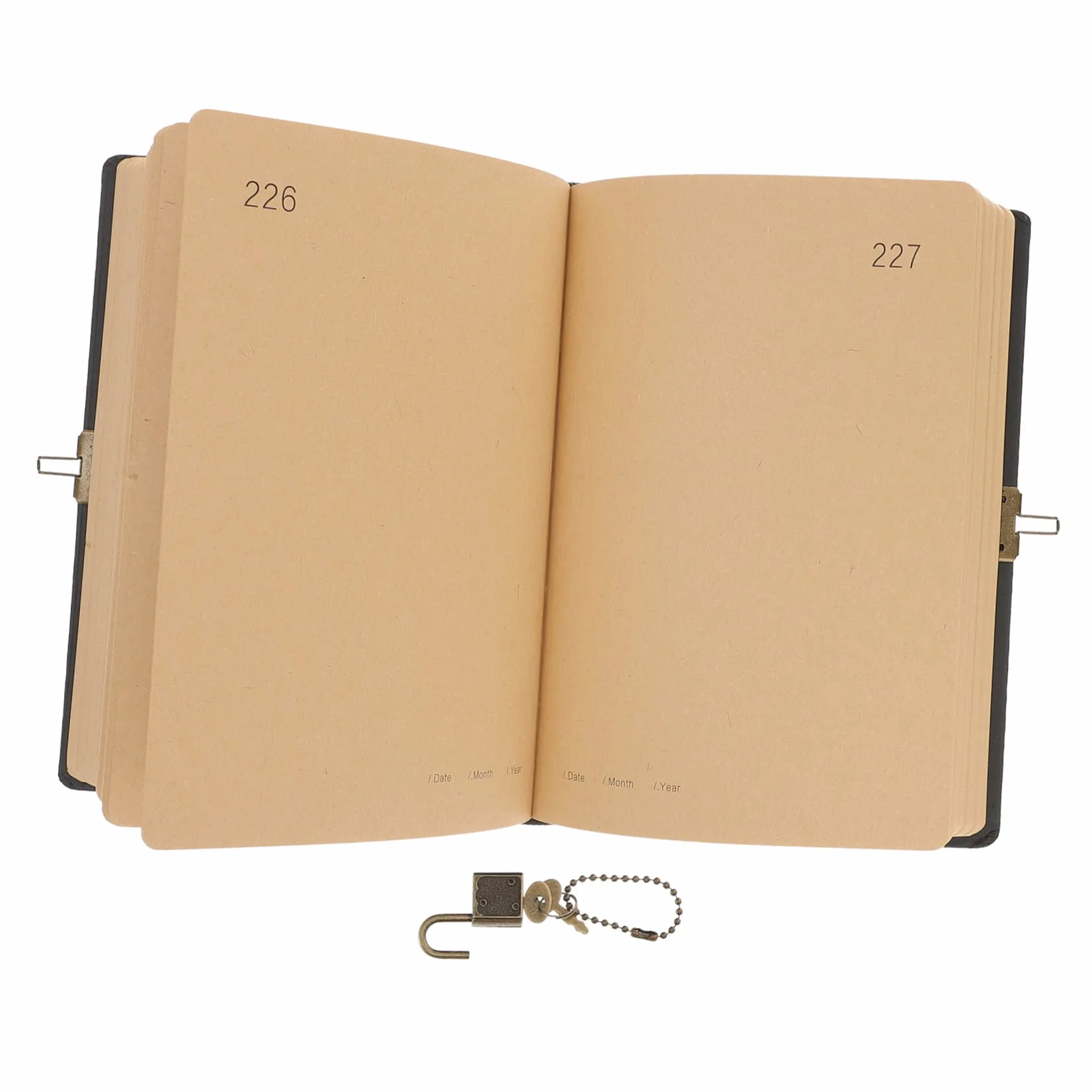 Diario con Lucchetto, Notebook da 365 Giorni, Portatile, Carta, per Scuola e Ufficio, Agenda Personale per Studenti Stili multipli