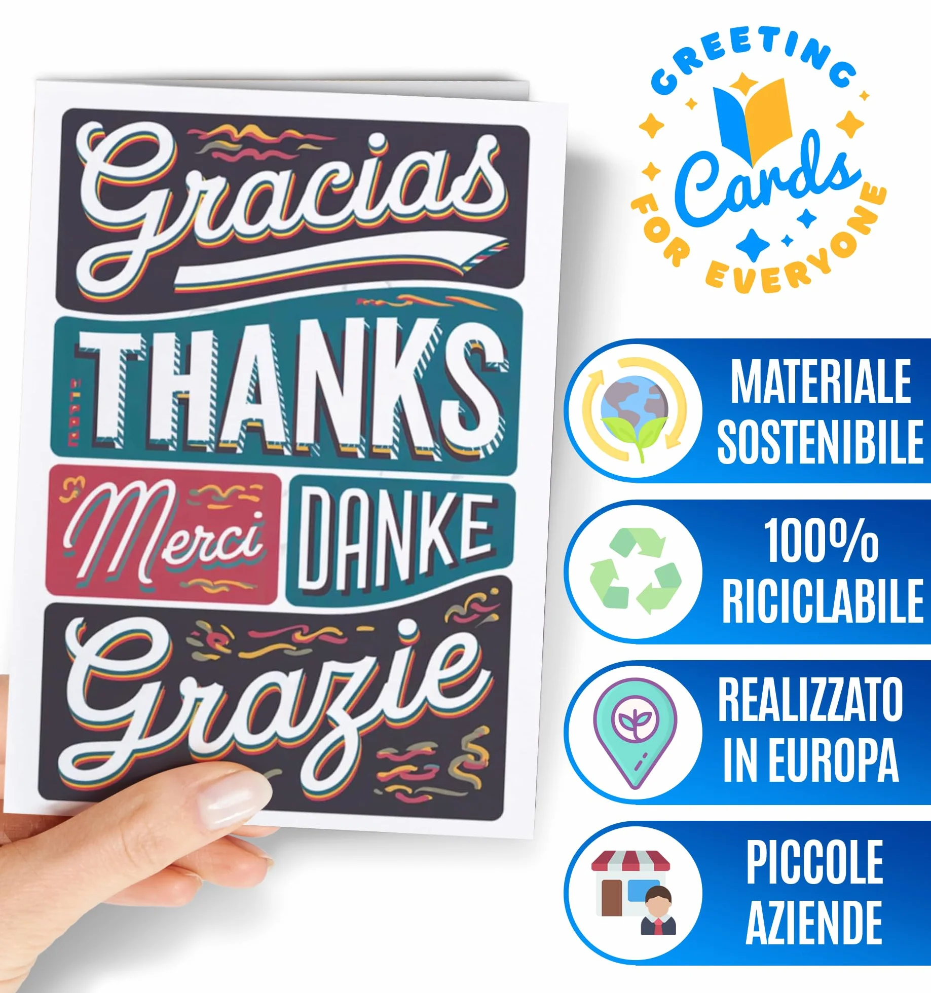 Biglietti di Ringraziamento per Insegnante – Regalo Originale per Dire Grazie