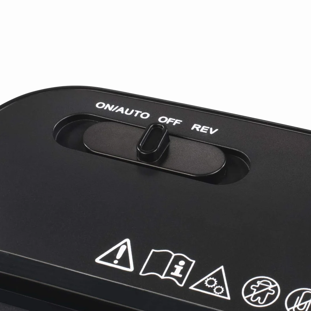 Hama - Distruggi documenti elettrico Basic S6, taglio a striscia, 8 lt, nero