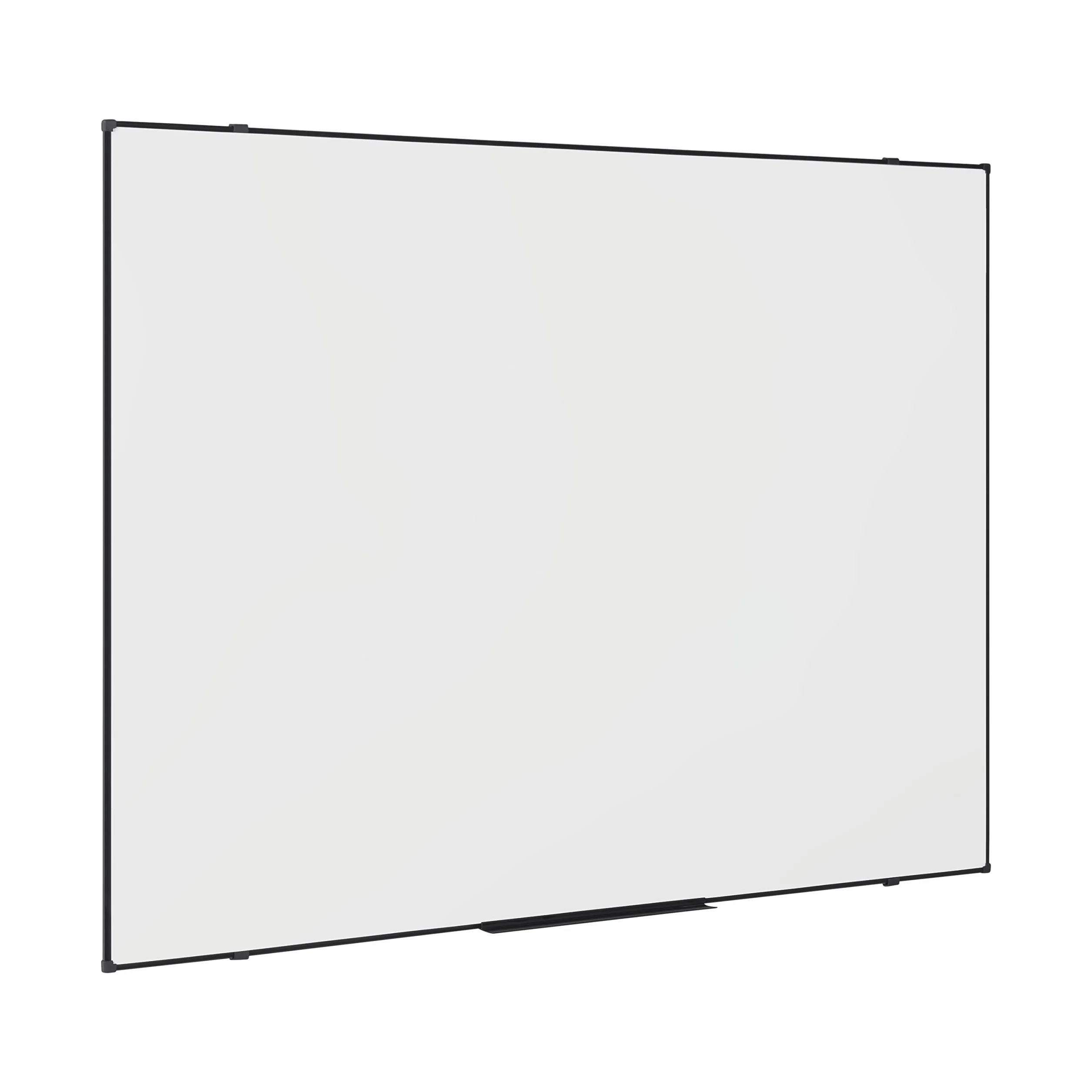 Economy Lavagna Bianca Magnetica, Lavagna Cancellabile A Secco Con Cornice Nero, 120 x 90 cm