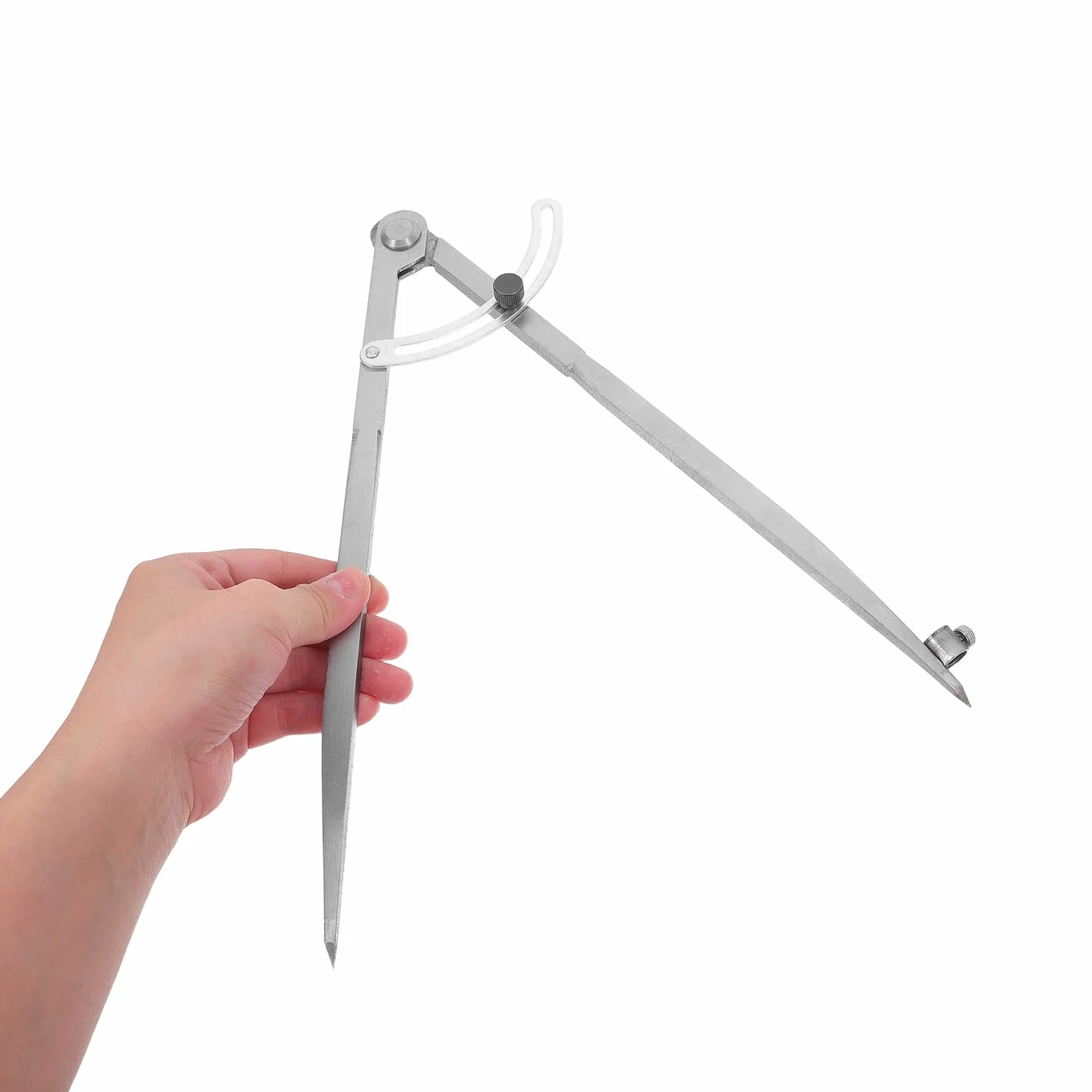 Cabilock Compasso da Falegname Regolabile con Estensioni Bussola Circolare per Lavorazione Legno Strumento da Disegno Tecnico con Portamatite Raggio 300 MM per Marcatura Precisa e Uso