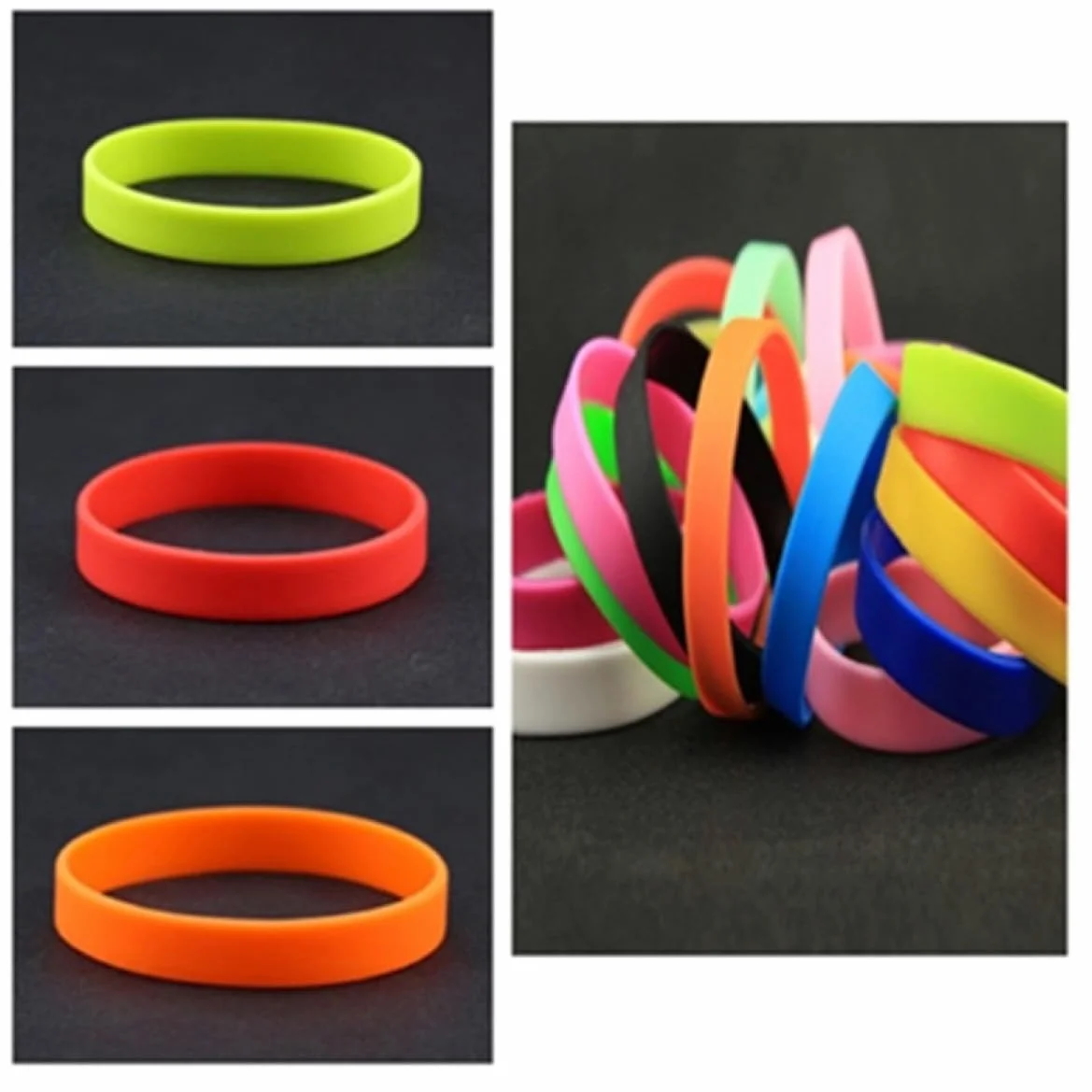 Ciieeo 72 Pezzi Braccialetti Sfusi Braccialetto Braccialetti In Silicone Per In Silicone Per Adulti Lavagna Luminosa Gioielli