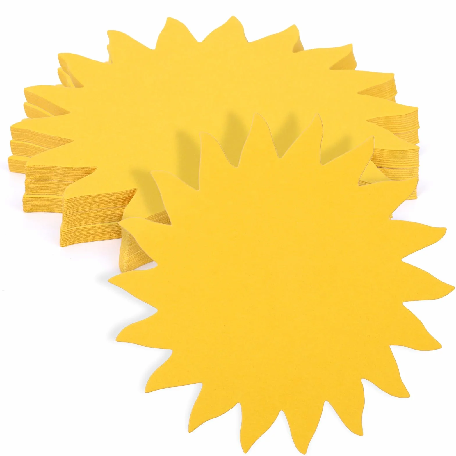 Sole di Ritagli Carta Bifacciale Dorata 120pz Decorazione Bacheche Fai Da Te