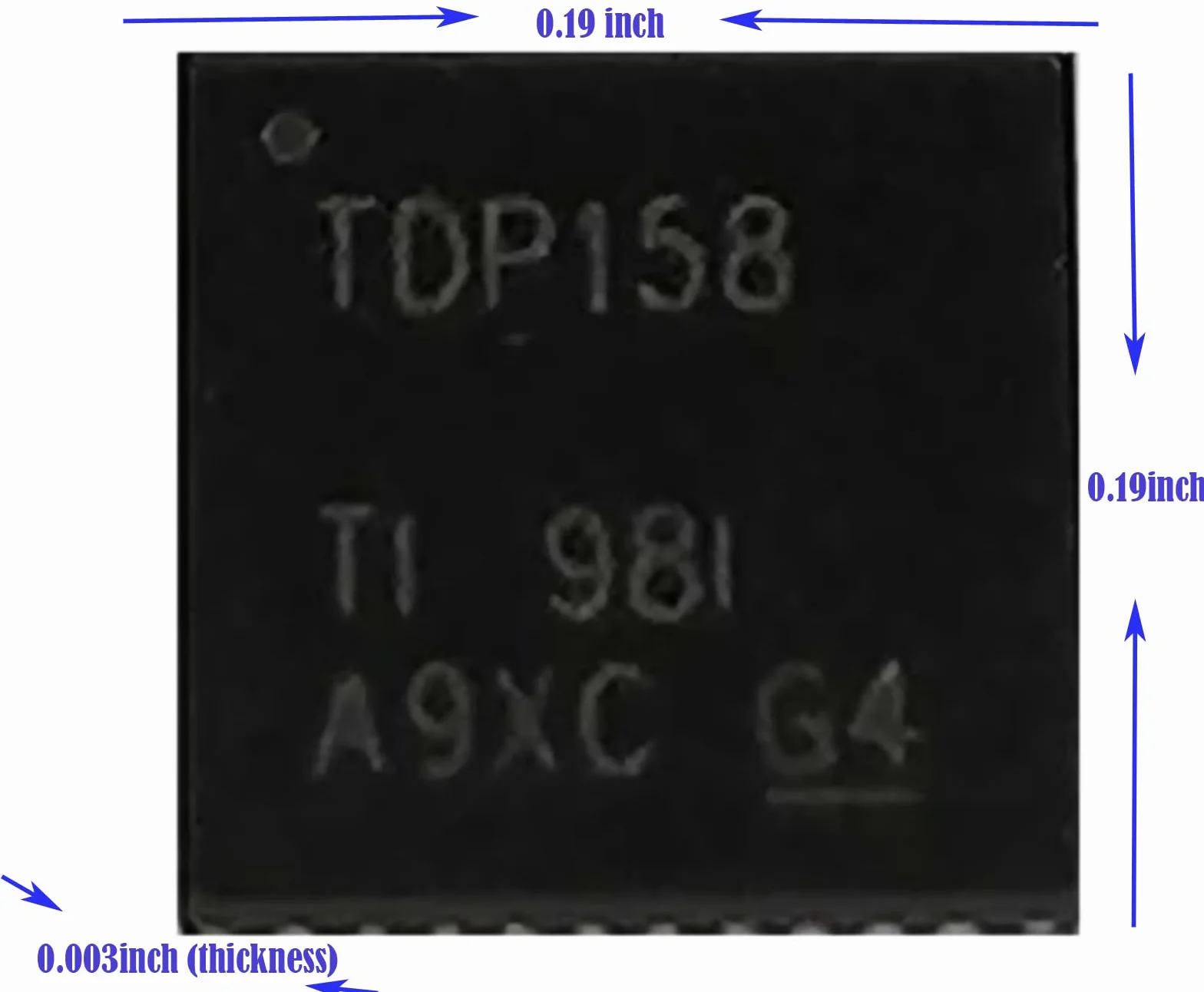 Chip di controllo HDMI IC TDP158 parti di ricambio per console Xbox One X