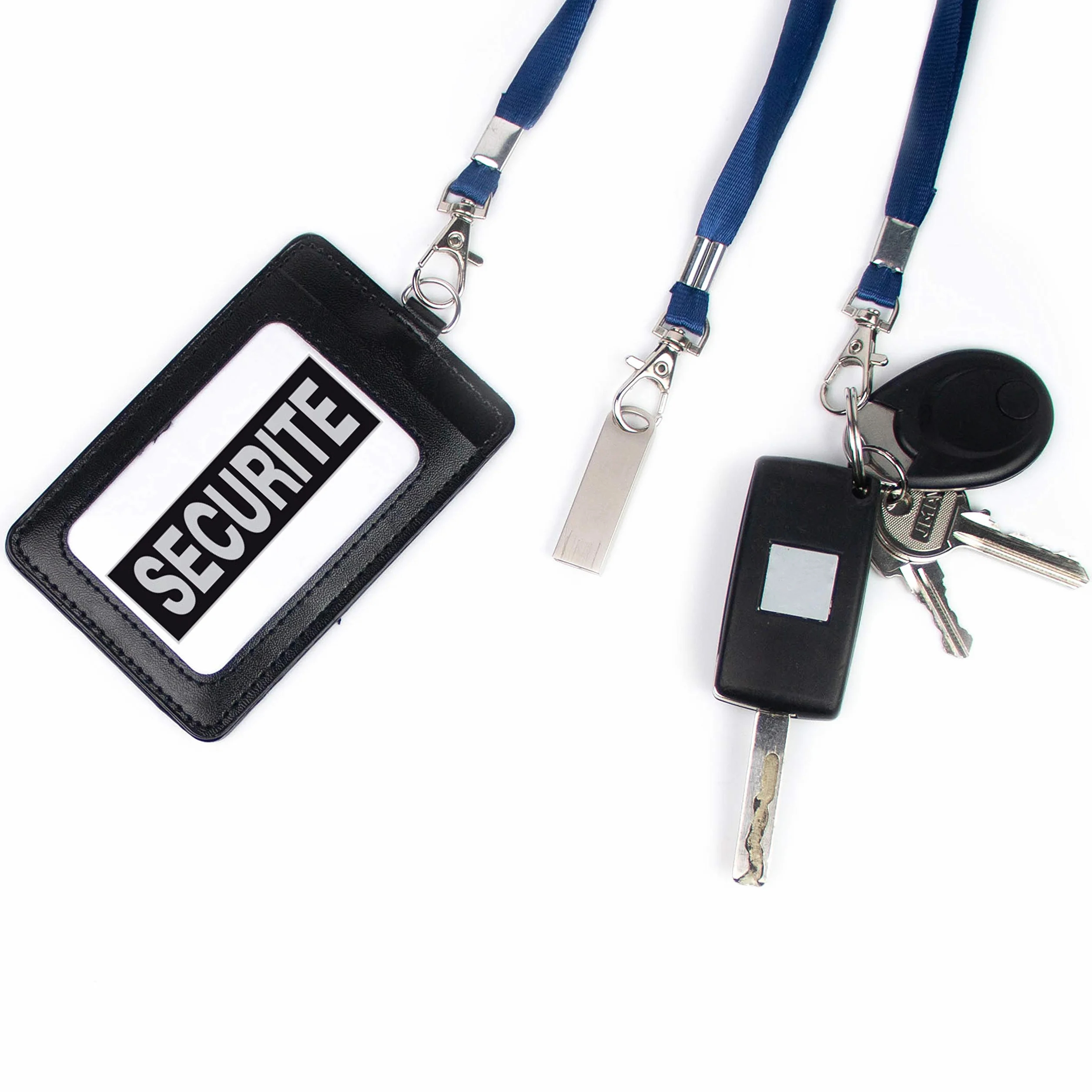 IBOO laccetti a col con clip metallico cordino da collo per porta-badge