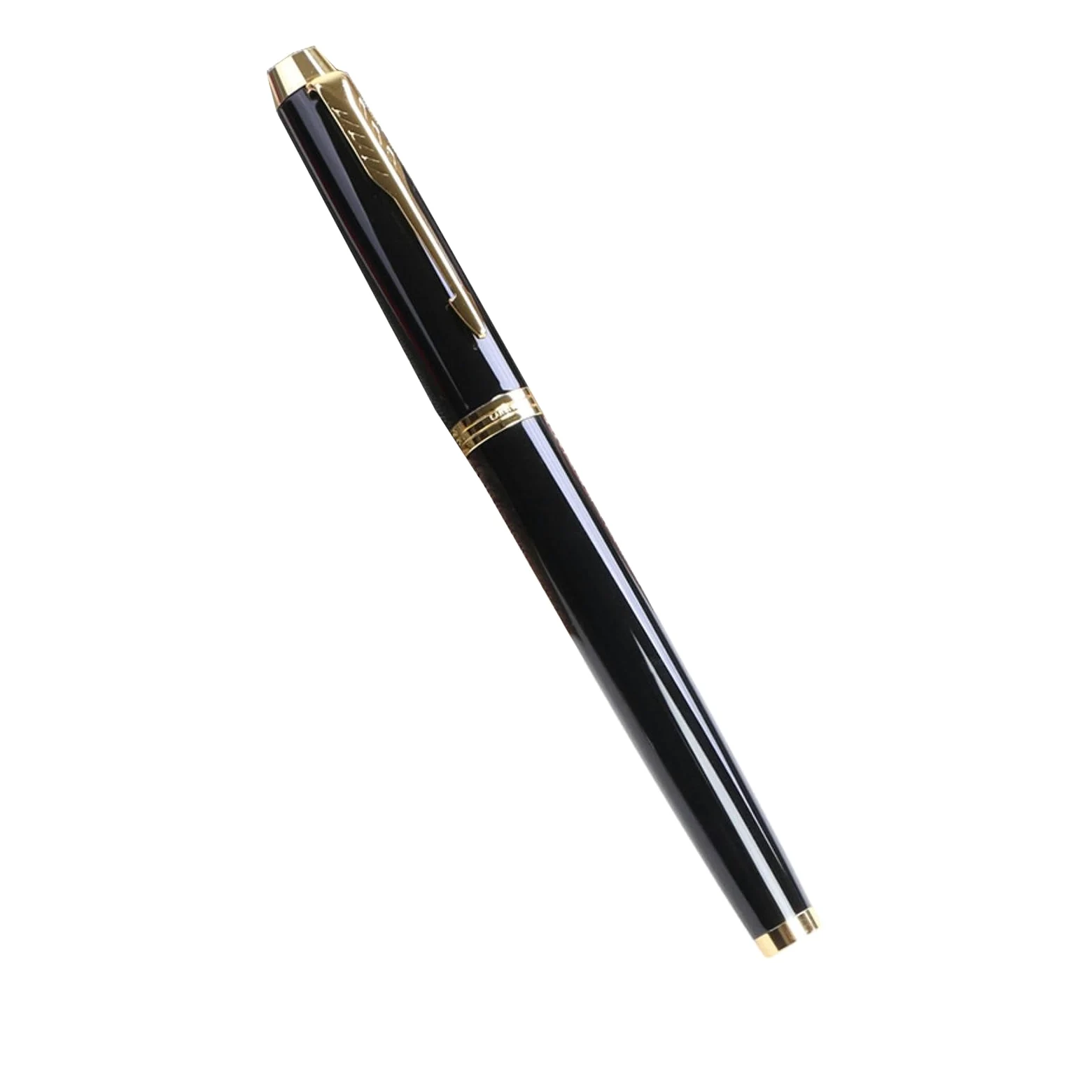 1 set di penne da 0,5 mm, serie Superior, nere e brillanti, punta da 0,5 mm.