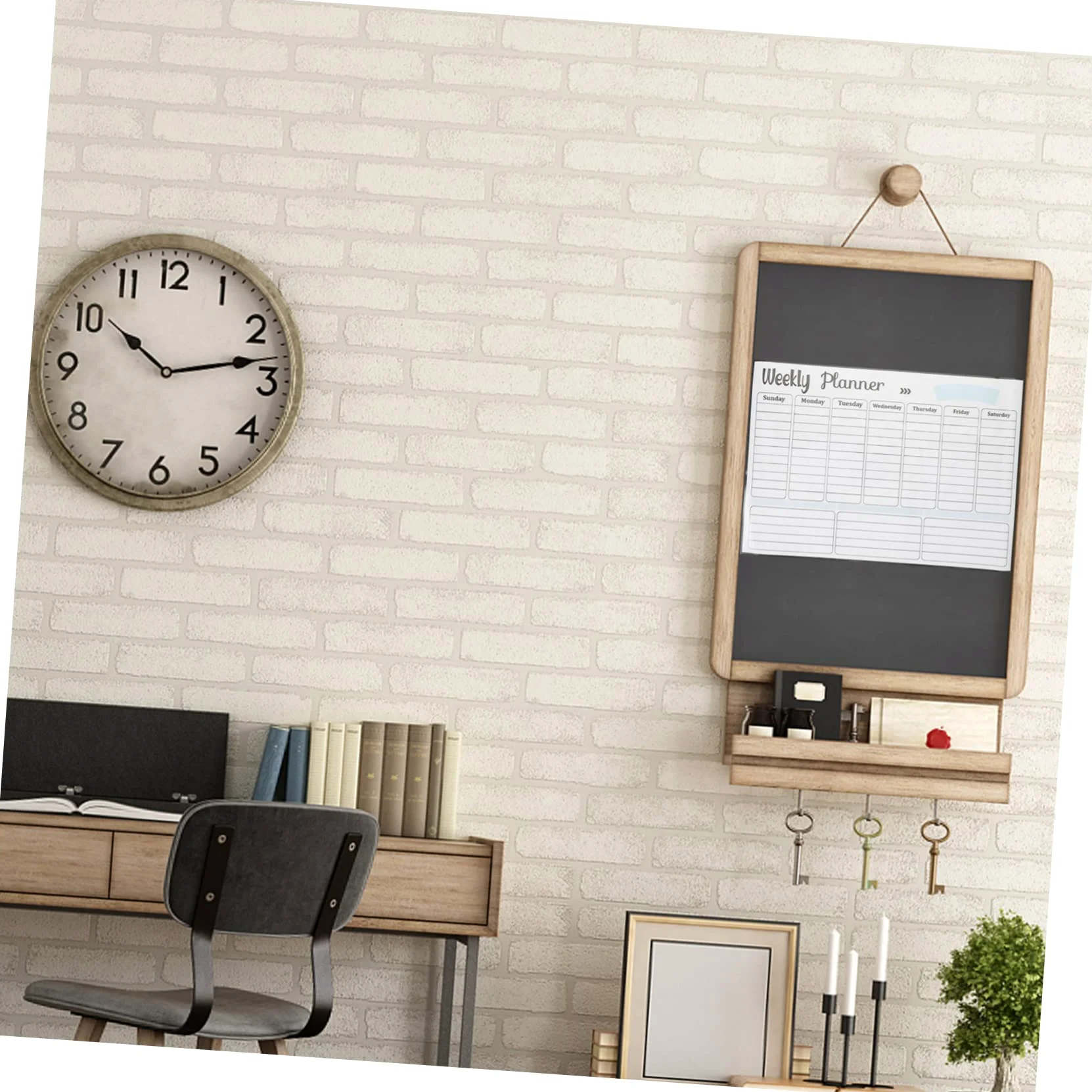 Tofficu 4pezzi Lavagna Magnetica Per Frigorifero Calendario Cancellabile e Planner Settimanale Messaggi Facili Da Scrivere Soluzione Pratica Per Organizzazione Familiare e Promemoria