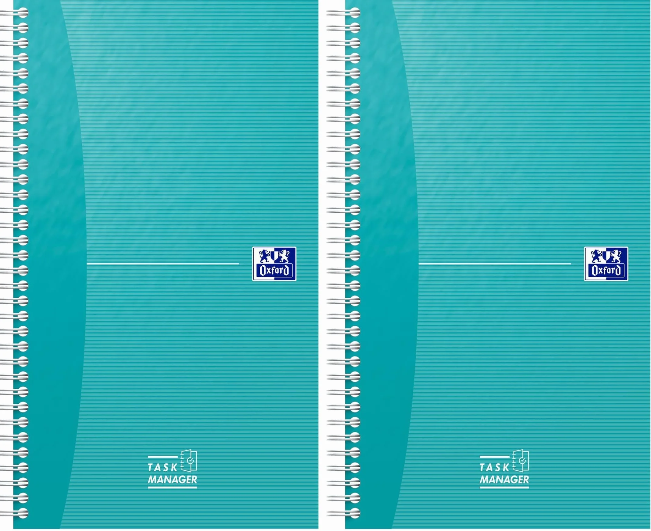 Oxford To Do Planner, taccuino, 115 fogli, per lavori marini di scrib, Aqua (Confezione da 2)
