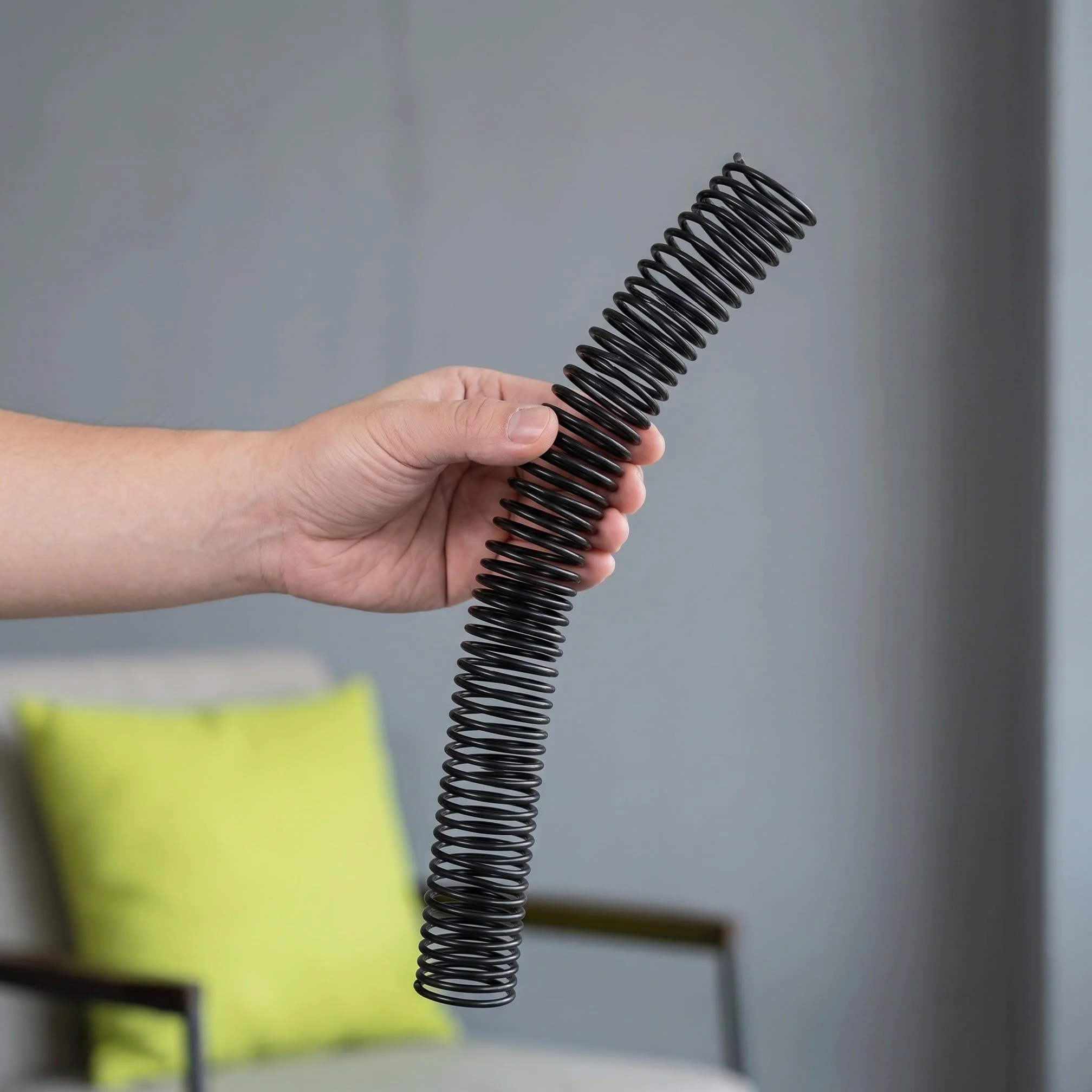 Kisangel 20 spirali in plastica per rilegatura: spirali per quaderni, passo 10 cm, facili da usare per organizzare agende e quaderni, dorsi neri, diametro 3,2 cm, capacità 300 fogli, 48 anelli