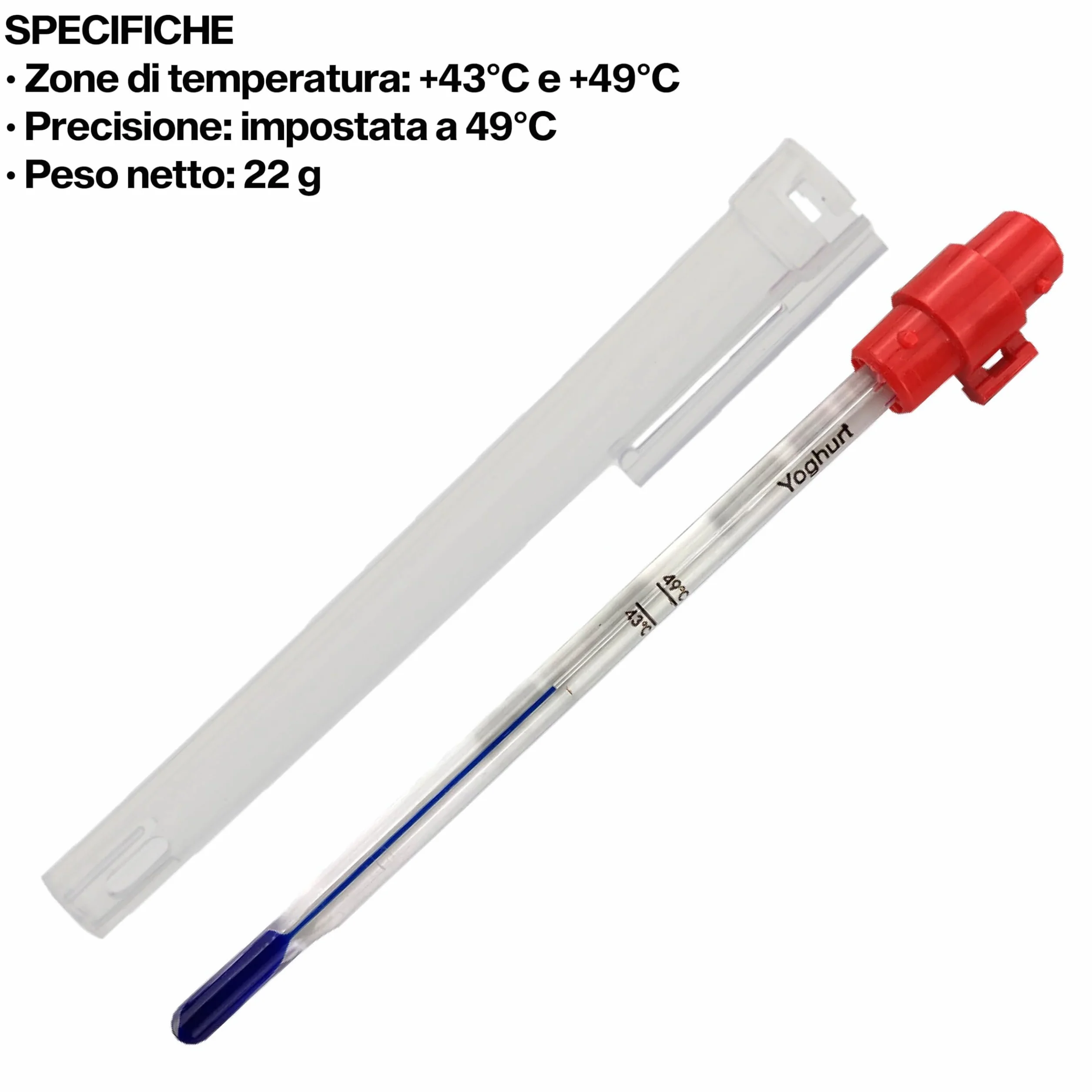 Brannan Termometro per yogurt 150 mm