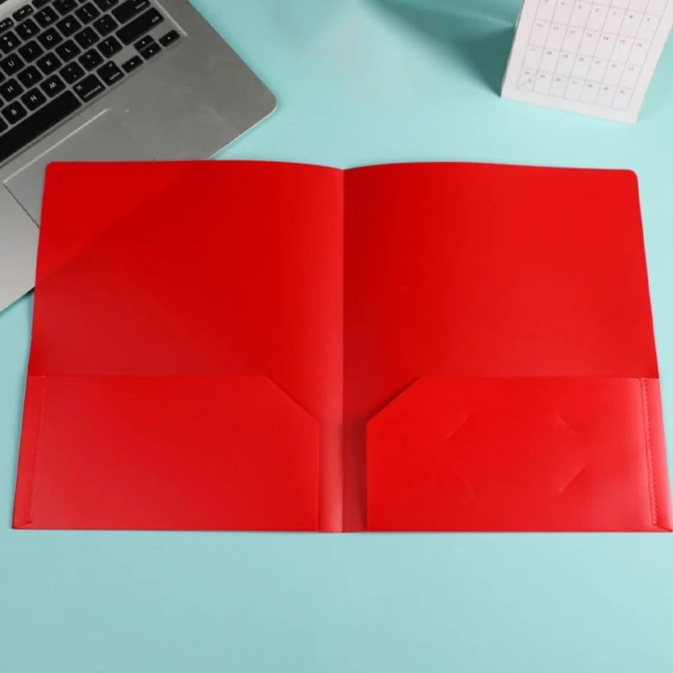 7pezzi Cartelline Plastica Con Doppie Tasche Organizer Per Documenti Per Ufficio e Scuola Diverse Colorazioni Arancione Per Gestire File e Presentazioni