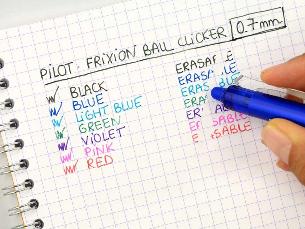 FriXion Ball Clicker 07 X1 Blue Flow Pack Set 3 Refills Blue