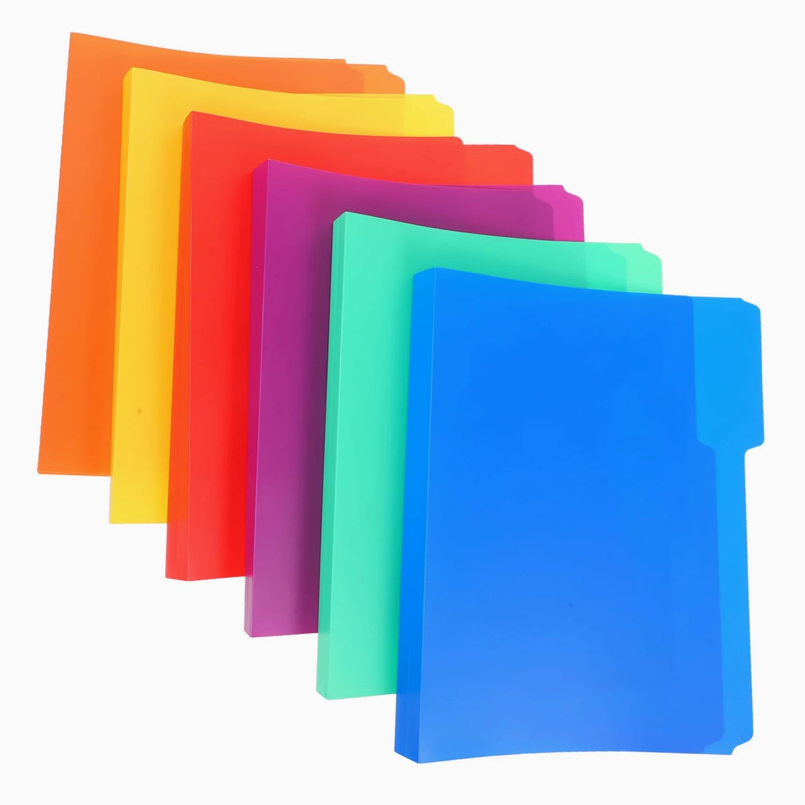SHOWERORO 18pezzi Cartelline Organizzatrici Folder Per Documenti Colori Per Scuola e