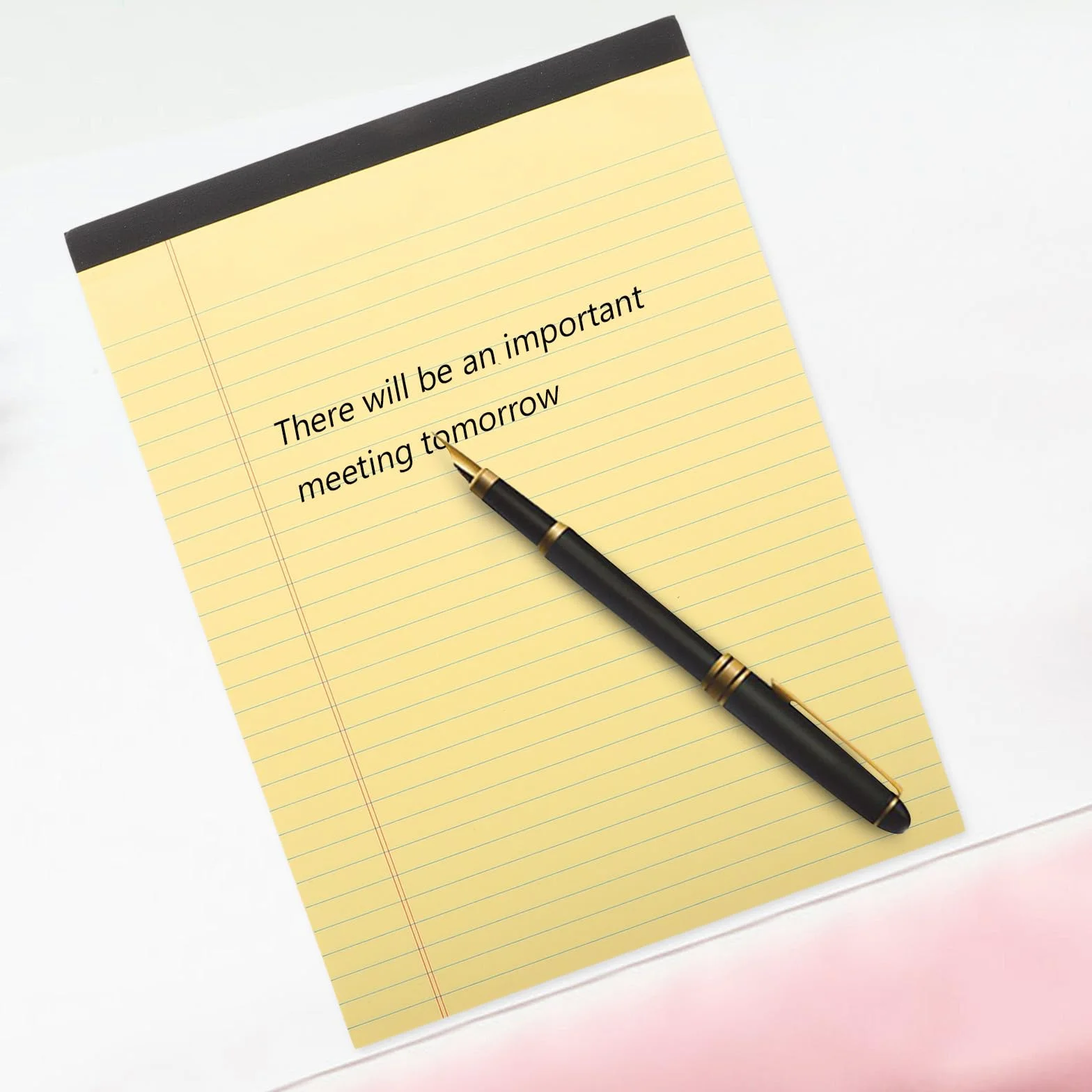 Outanaya Quaderno con Pagine Rigate e Layout a Sezioni Giallo 6 Pezzi A4 Blocco Note Portatile per Scuola, Ufficio e Appunti Professionali
