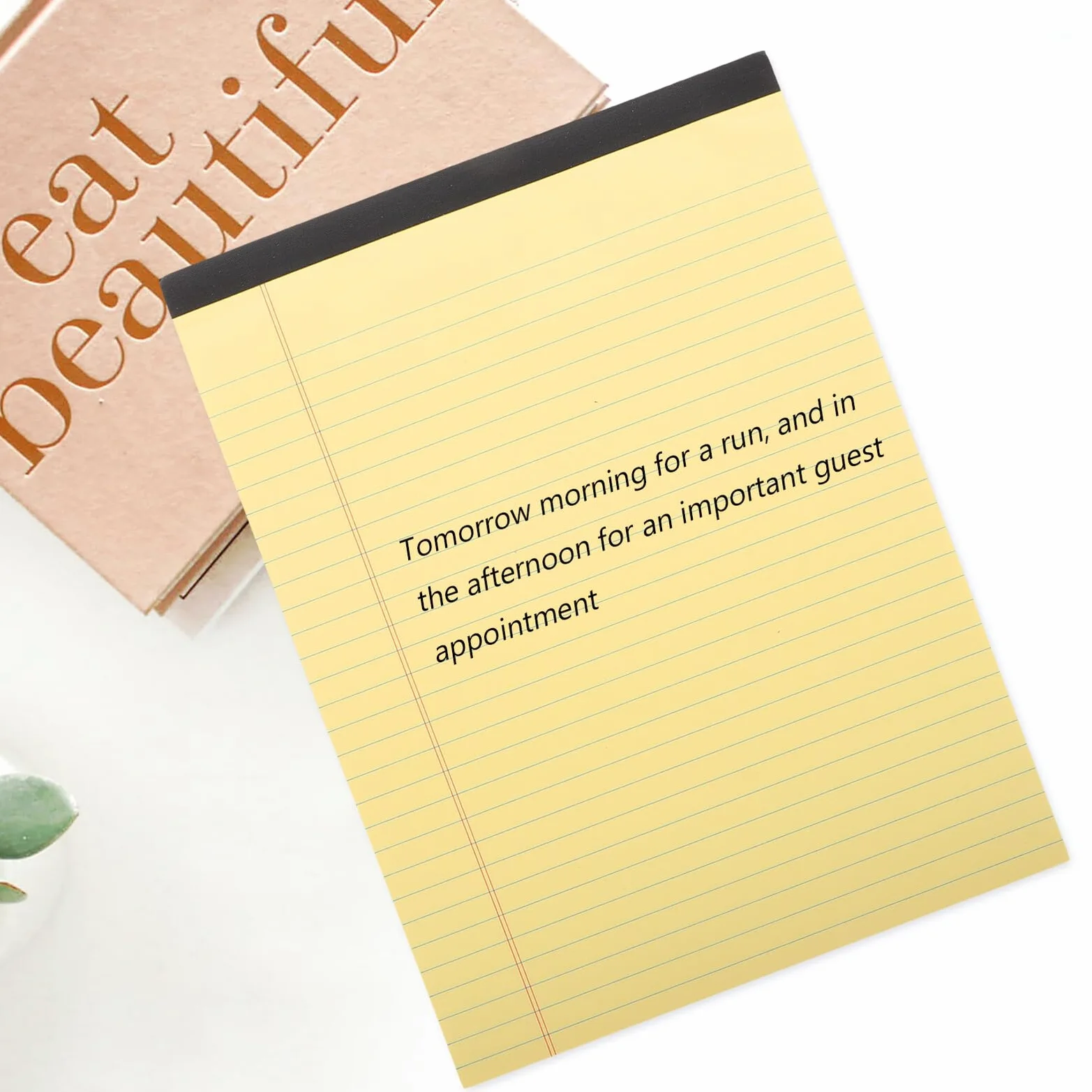 ABOOFAN Quaderno a Righe A4 Giallo 6 Pezzi Con Pagine Strappabili, Blocco Note Per Appunti Lavoro e Scuola, Quaderno Di Riunioni Con Sezioni Per Organizzazione Professionale