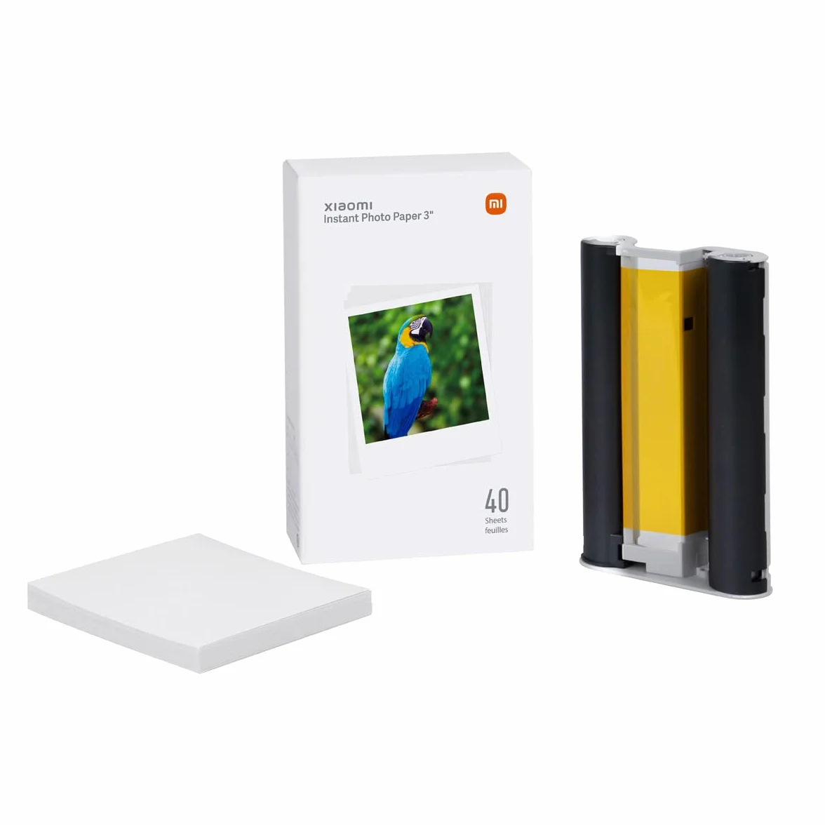 Xiaomi Instant Photo Paper 3" - Carta fotografica per Xiaomi Instant Photo 1S 40 unità, bianco (versione ES + 3 anni di garanzia